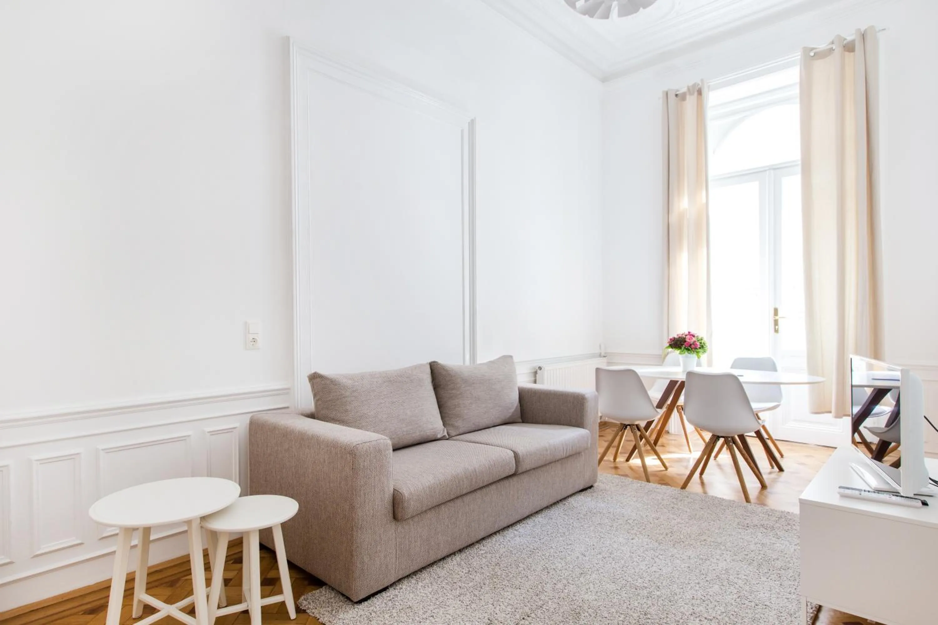 Living room in HeyMi Apartments in City Center