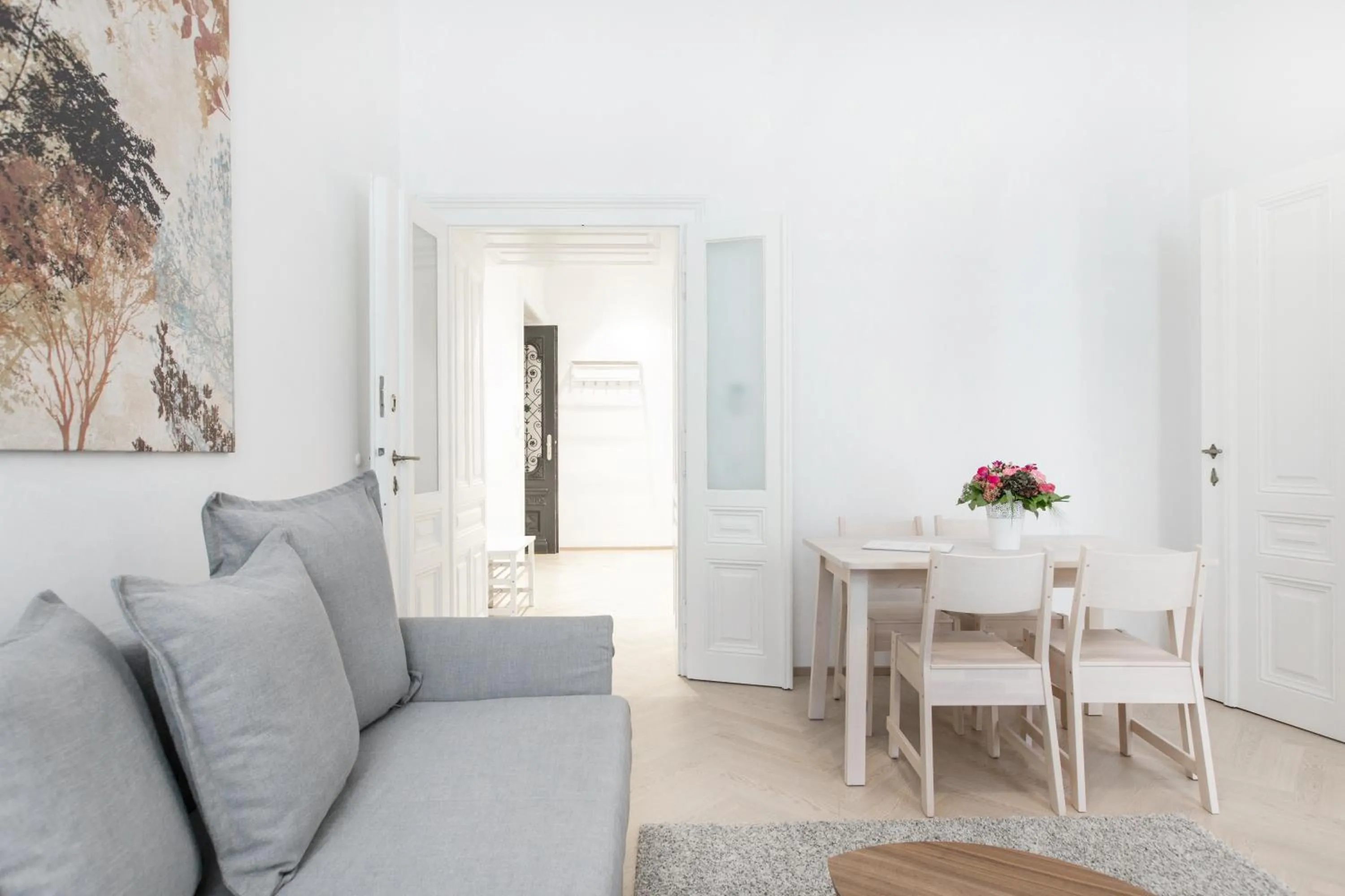 Living room in HeyMi Apartments in City Center