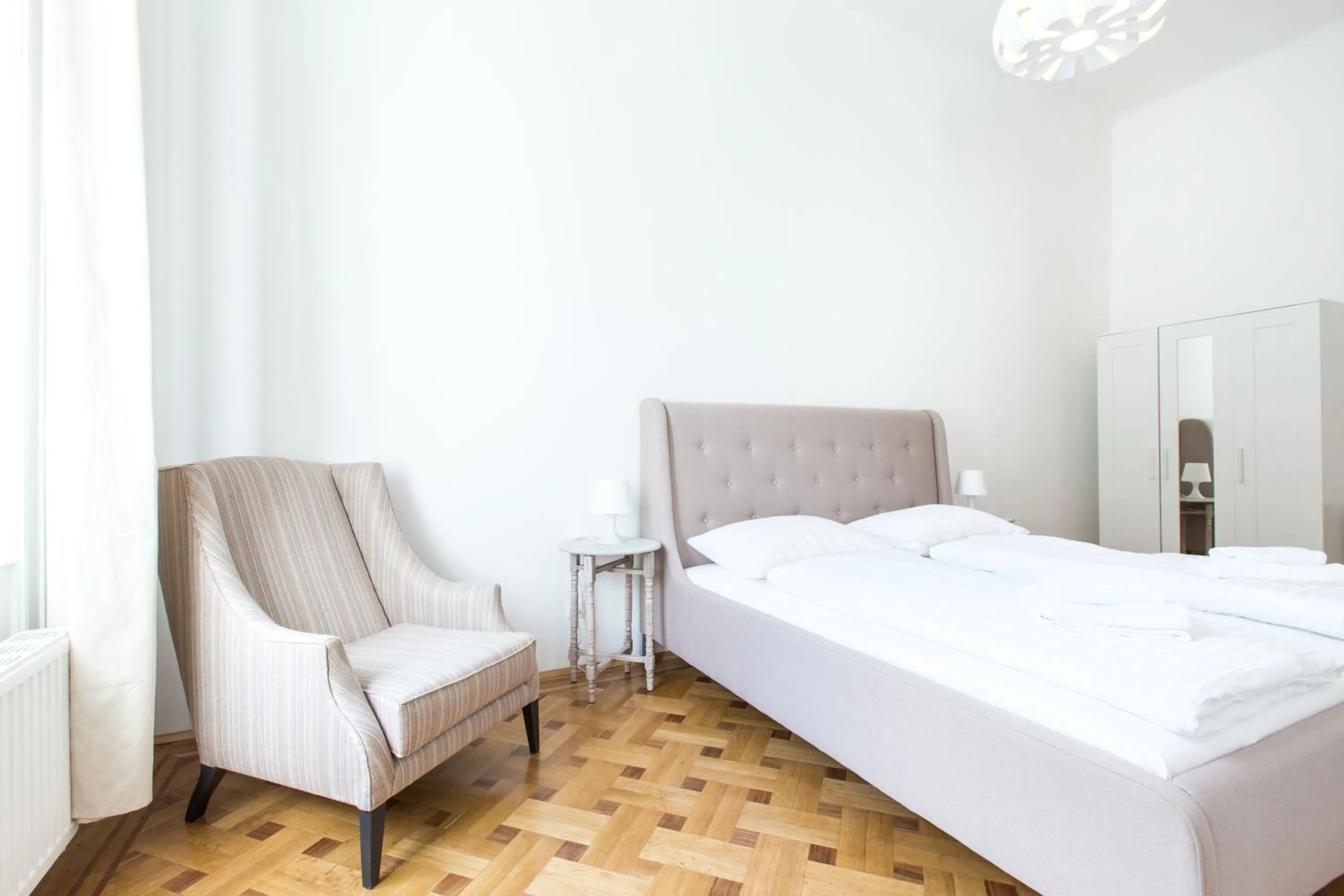 Bedroom, Bed in HeyMi Apartments in City Center