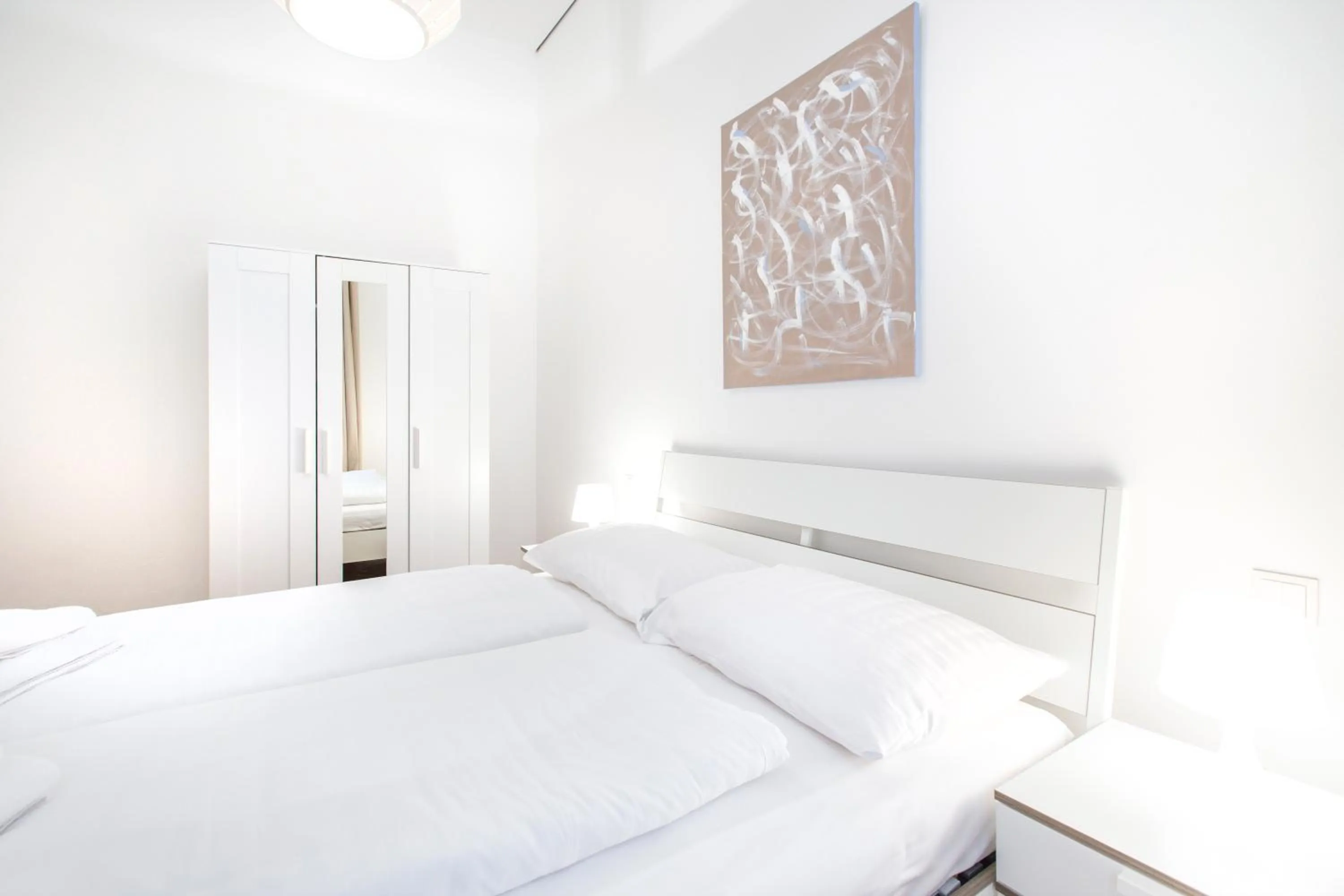 Bedroom, Bed in HeyMi Apartments in City Center