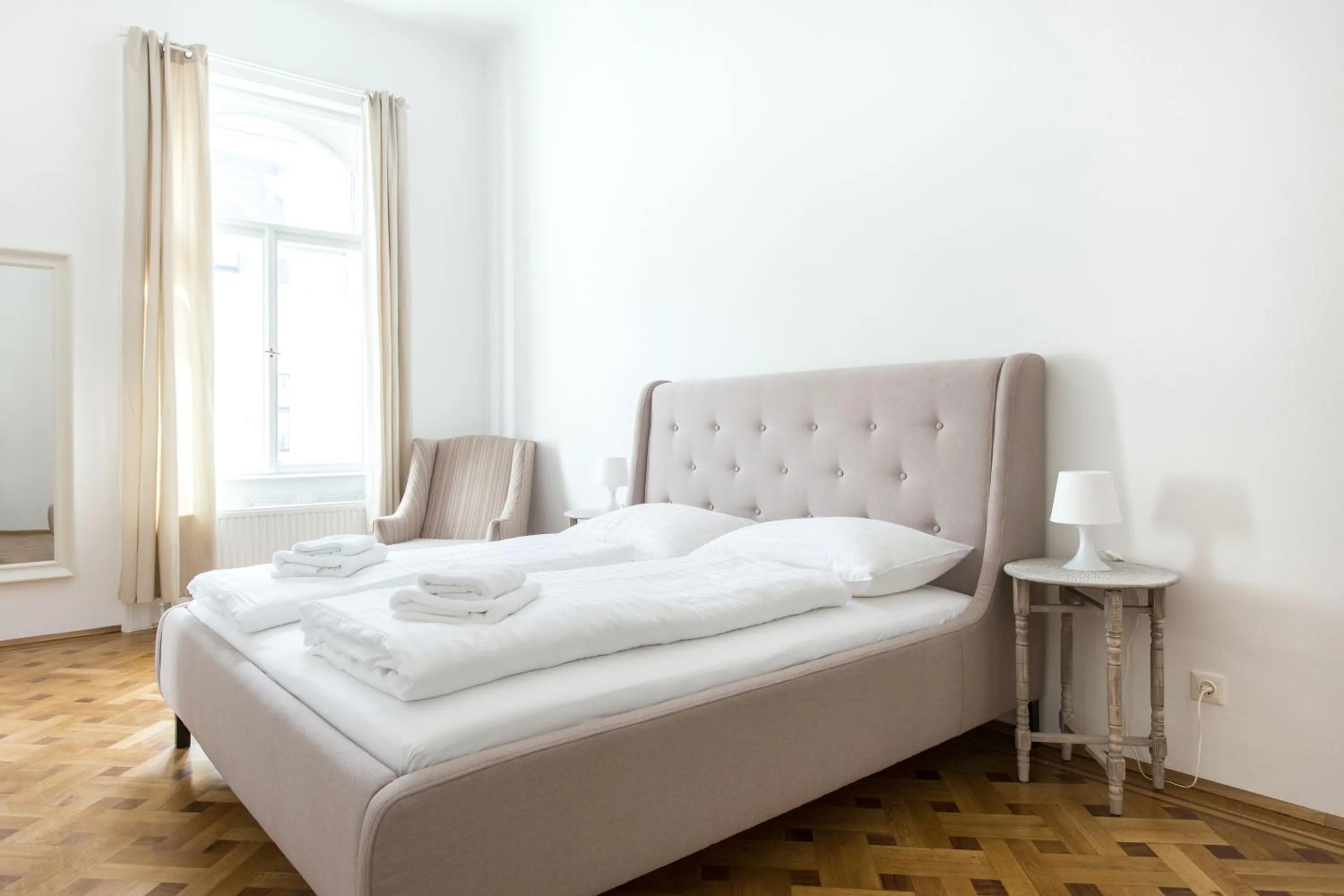 Bedroom, Bed in HeyMi Apartments in City Center