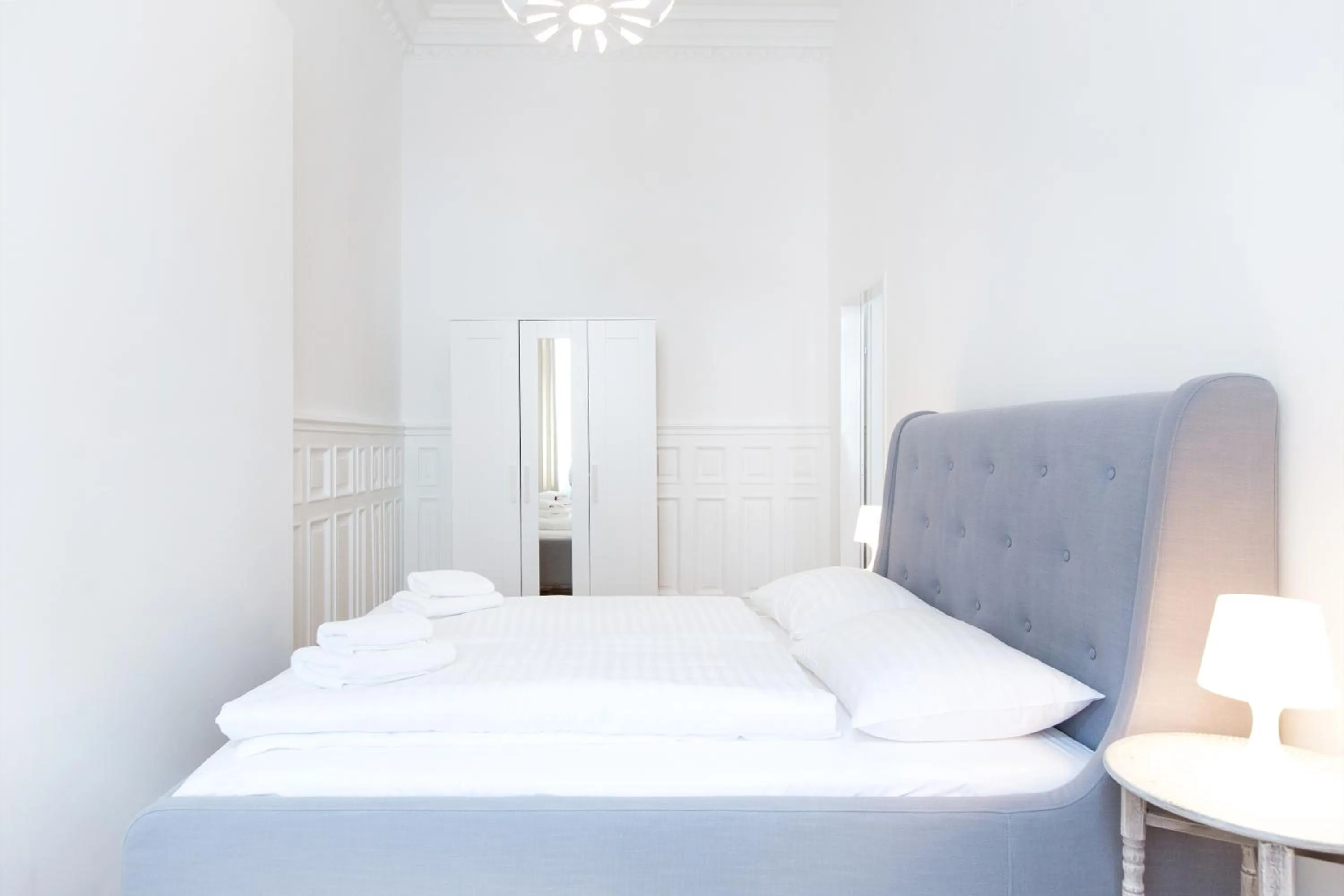 Bedroom, Bed in HeyMi Apartments in City Center