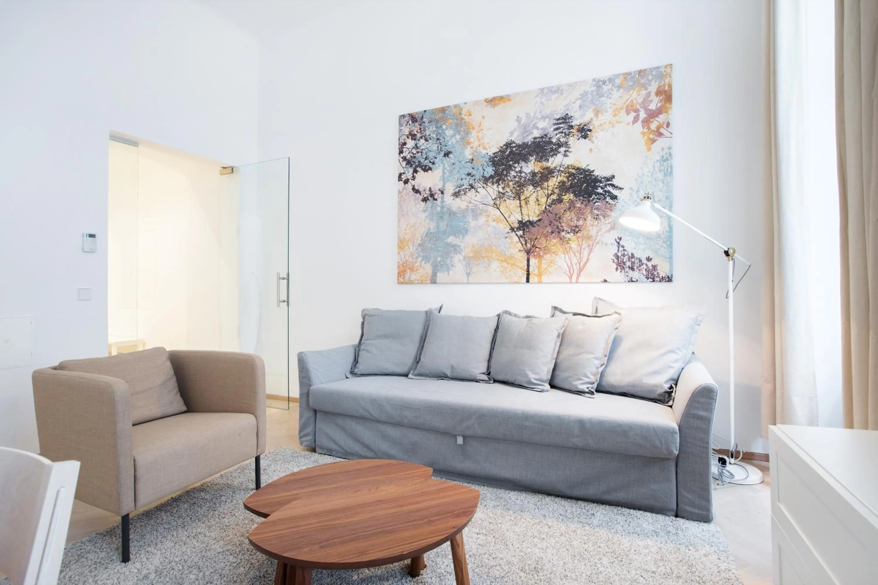 Living room in HeyMi Apartments in City Center