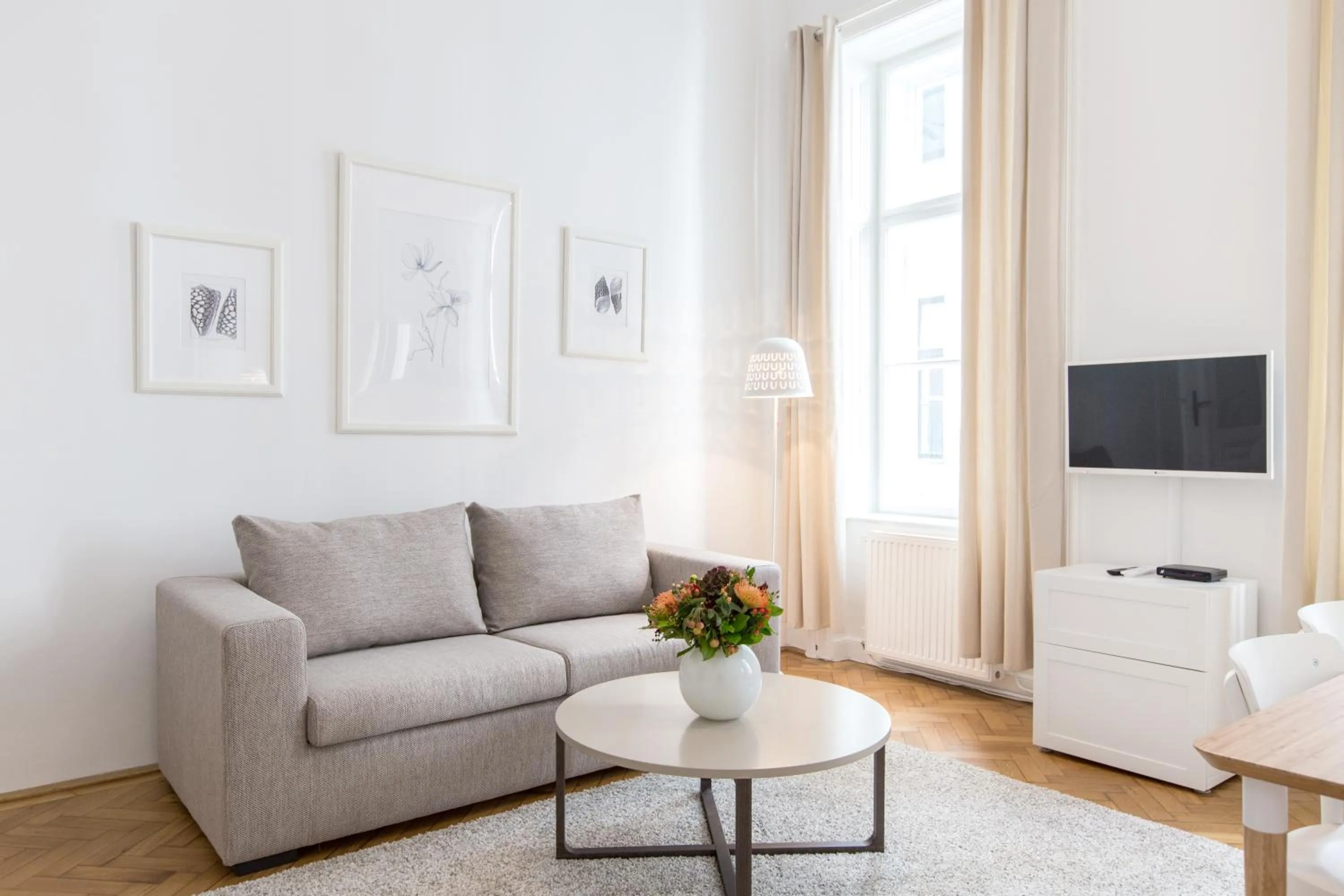 Living room in HeyMi Apartments in City Center
