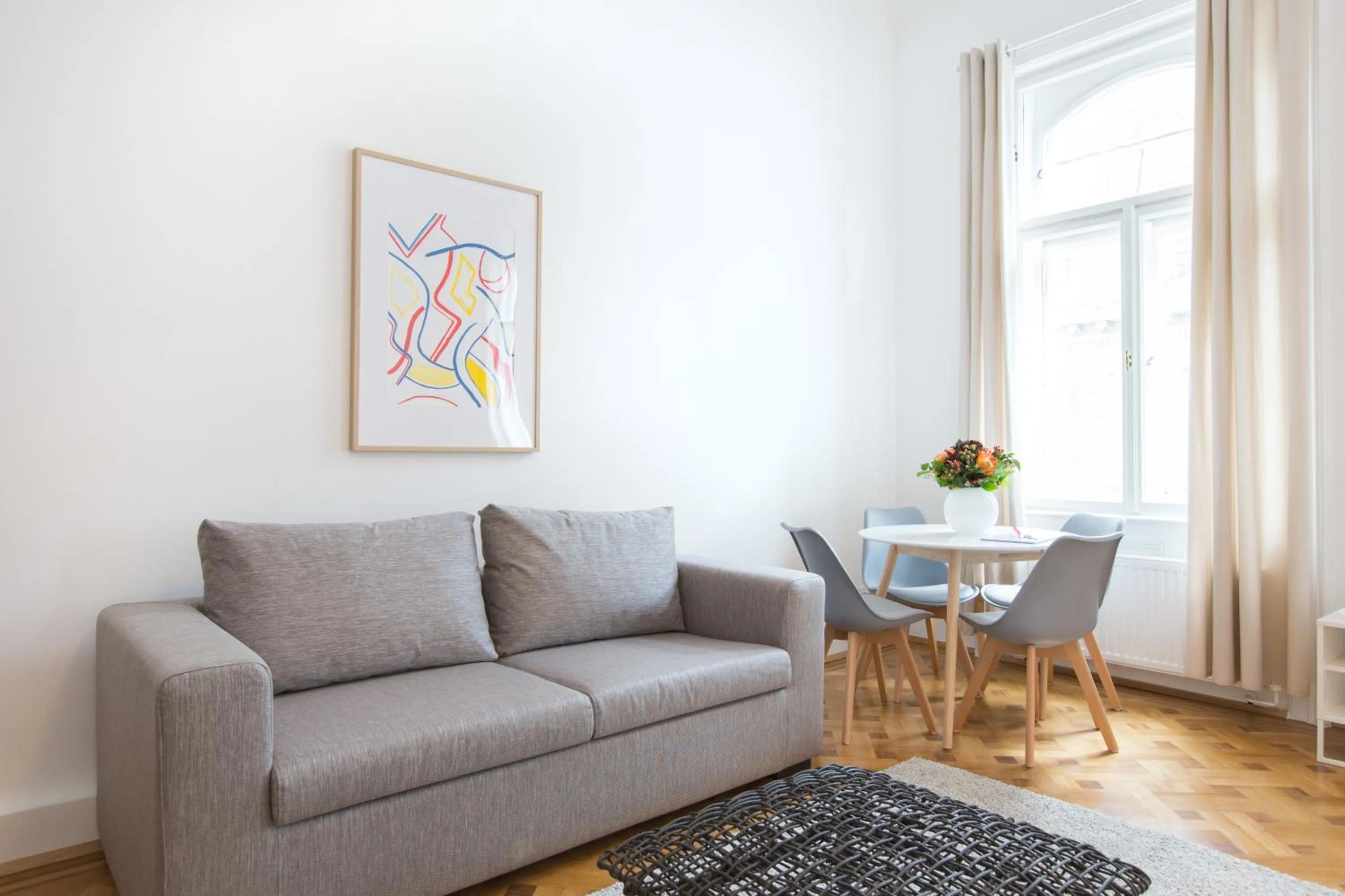 Living room in HeyMi Apartments in City Center