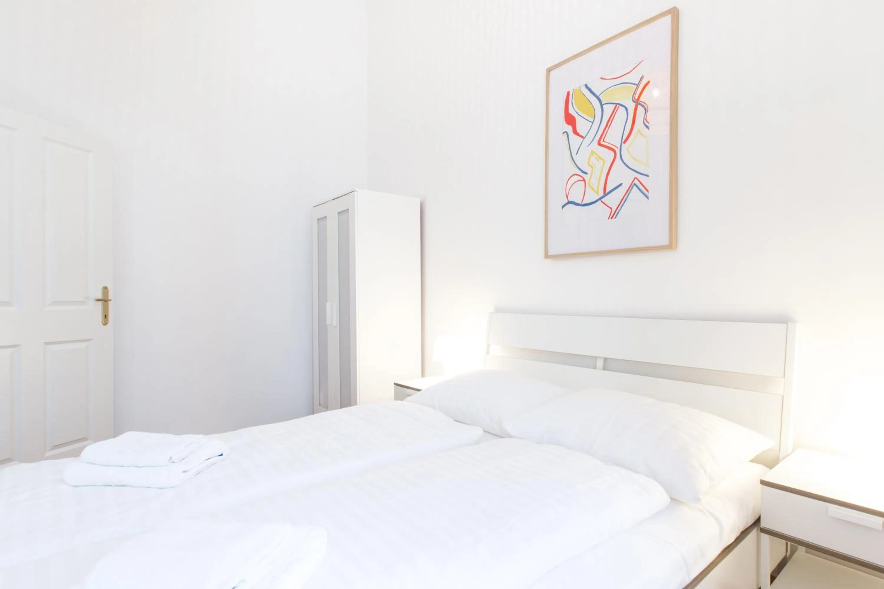 Bedroom, Bed in HeyMi Apartments in City Center