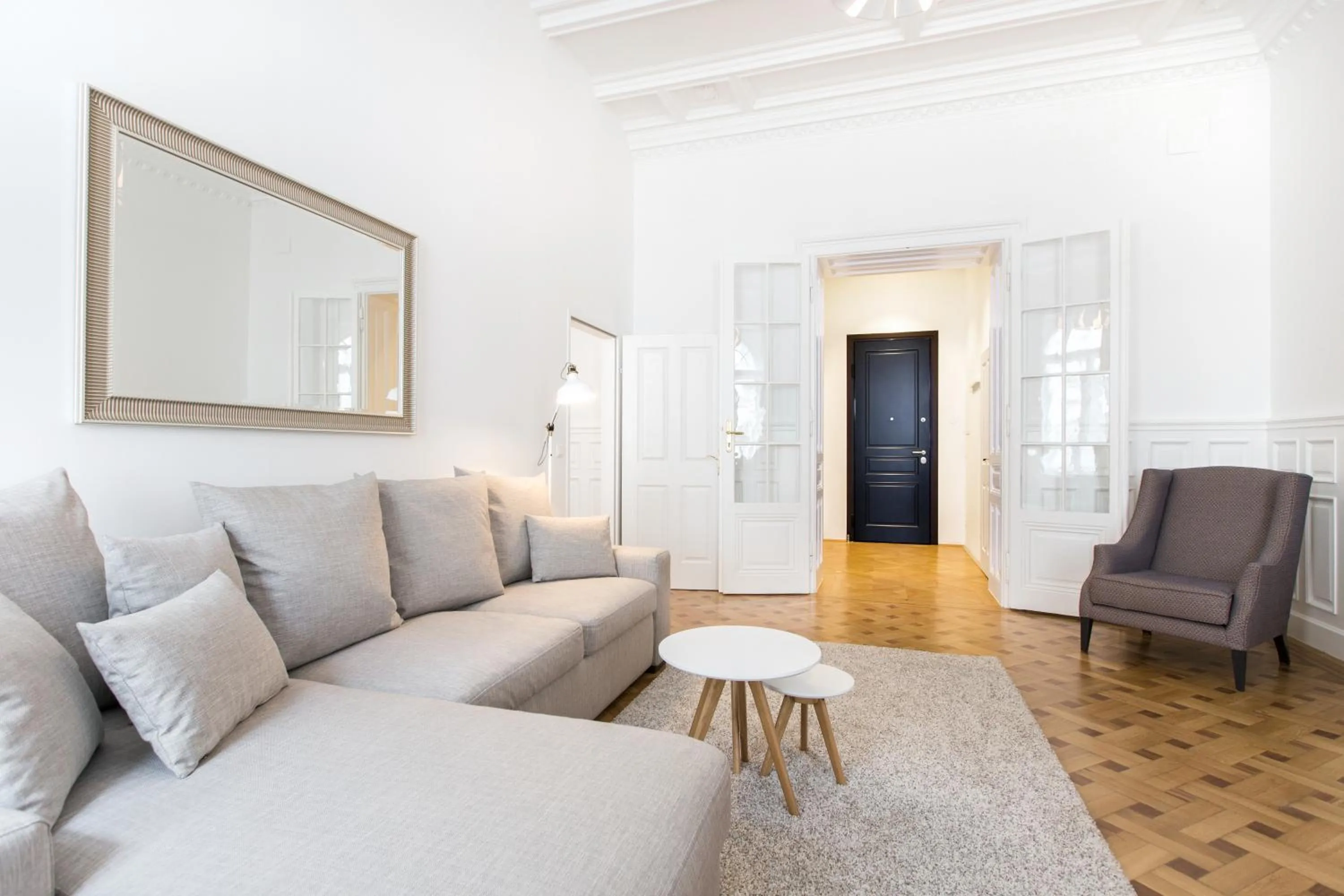 Living room in HeyMi Apartments in City Center