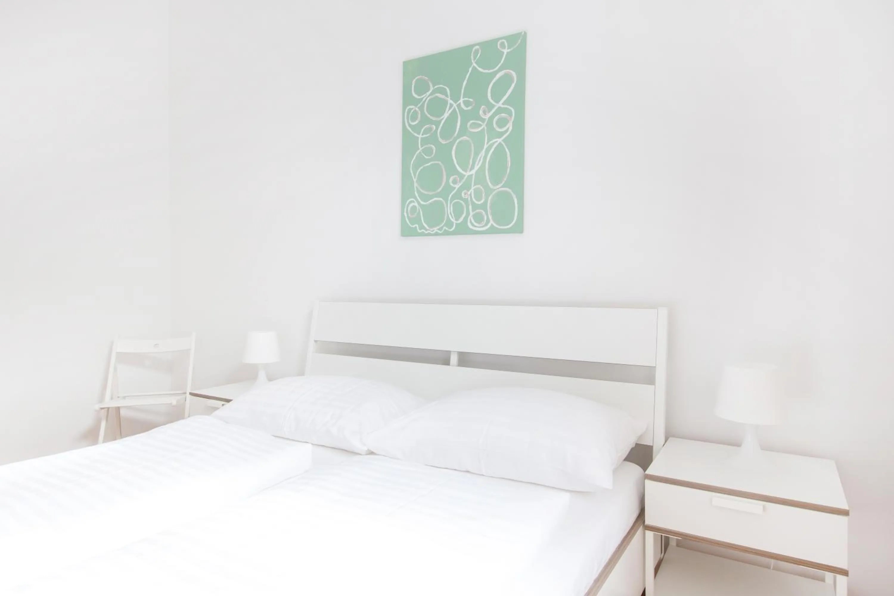 Bedroom, Bed in HeyMi Apartments in City Center