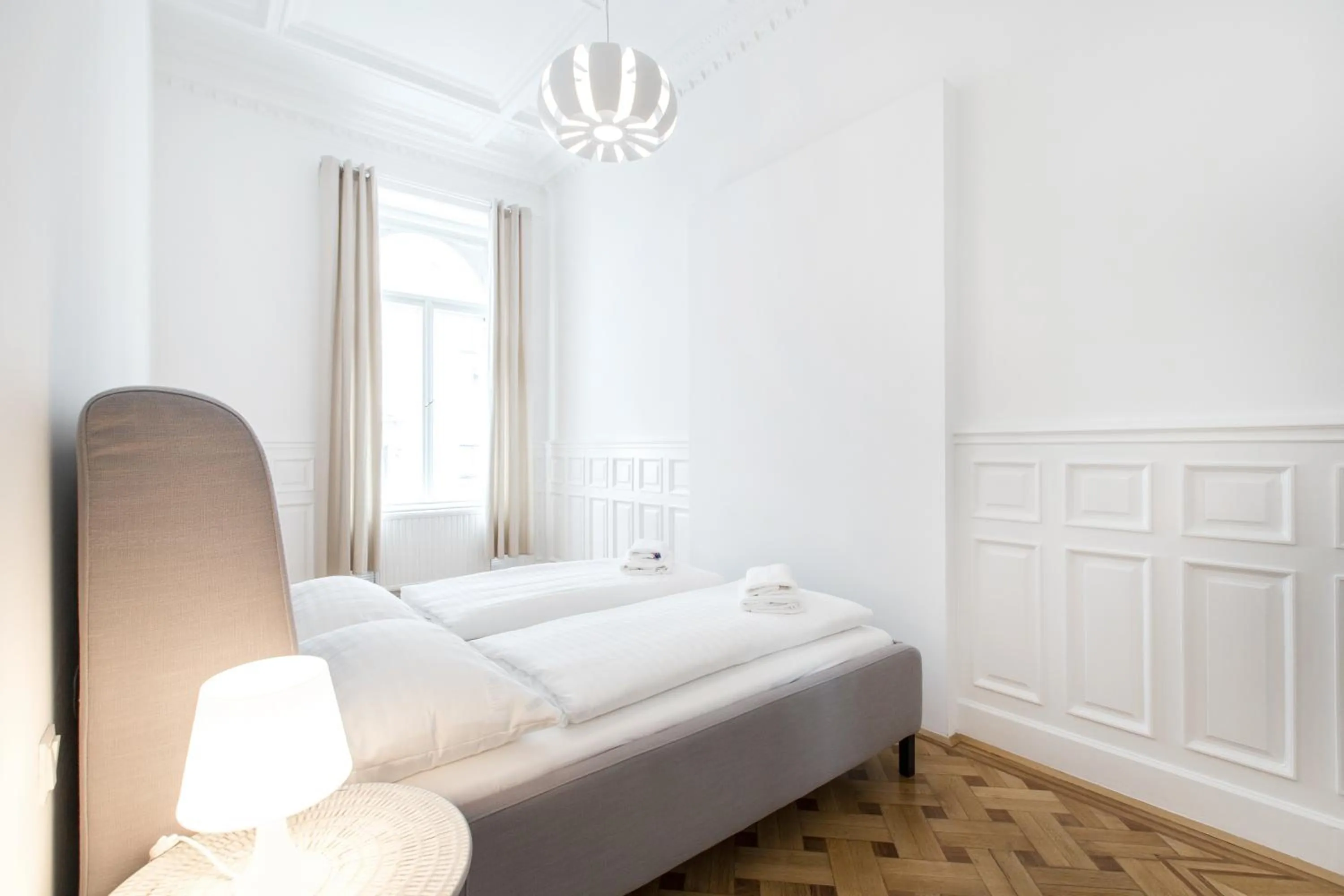 Bedroom, Bed in HeyMi Apartments in City Center