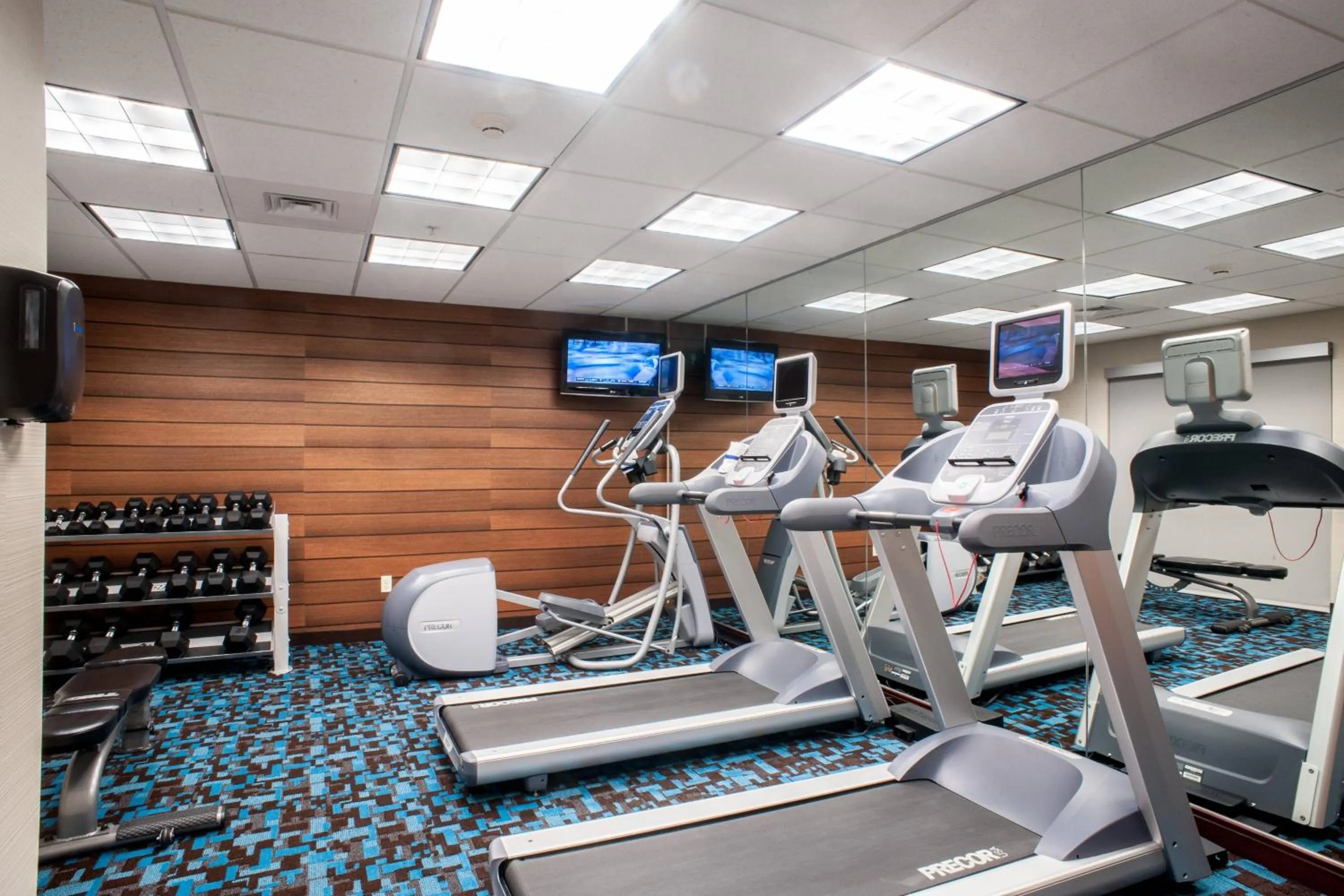 Fitness centre/facilities in Fairfield Inn & Suites Clovis