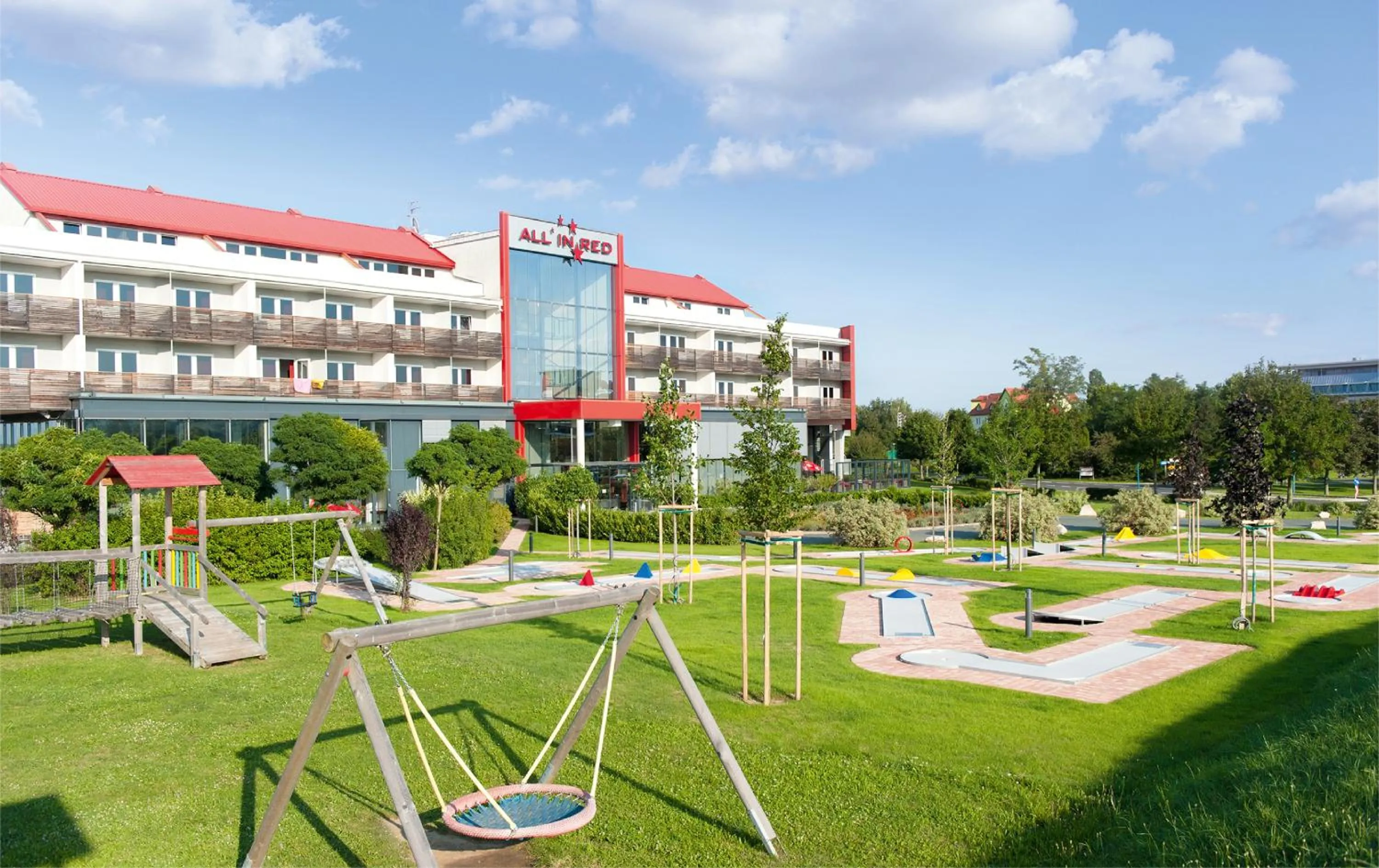 Children play ground in All in Red Thermenhotel