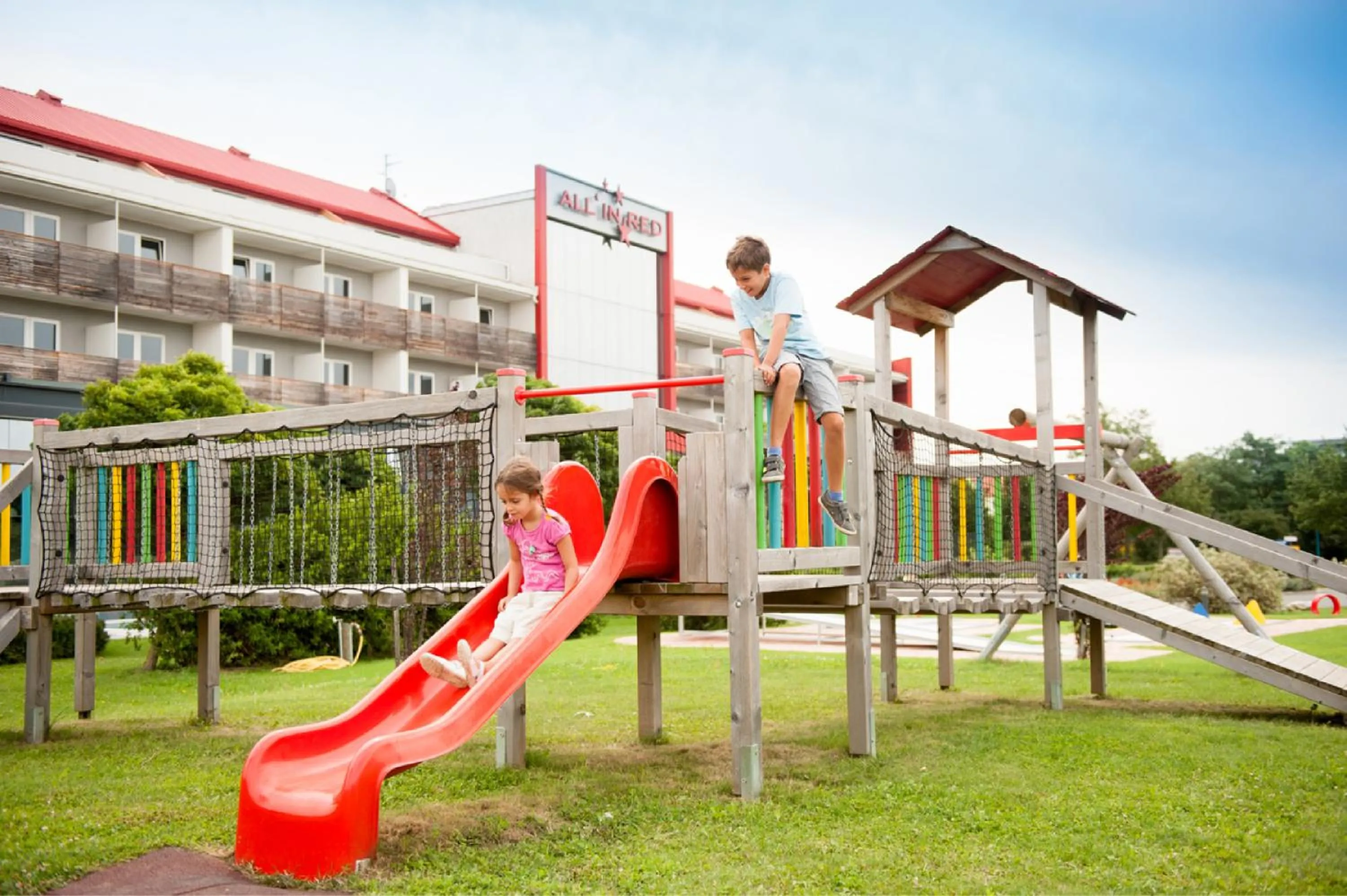 Children play ground in All in Red Thermenhotel