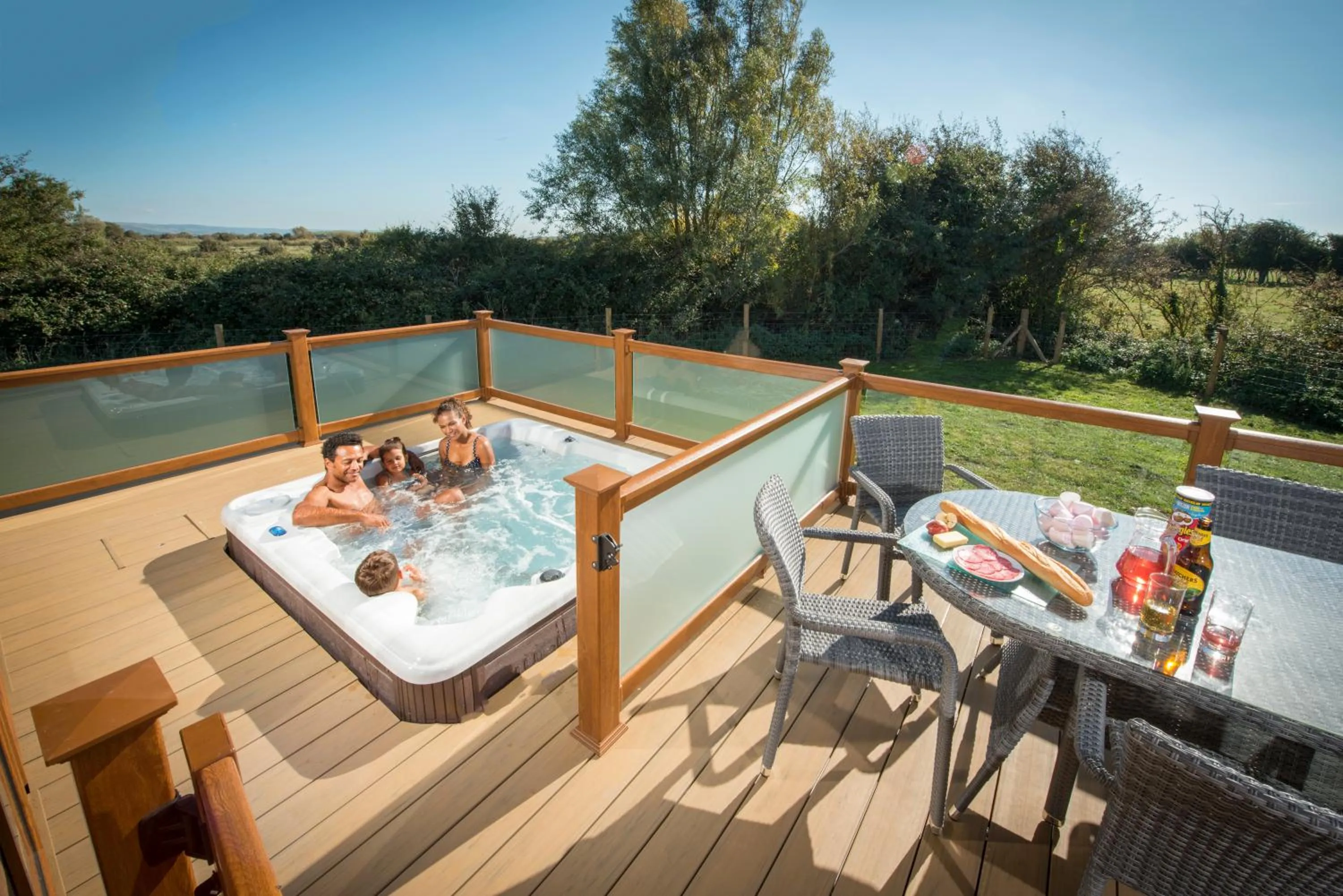 Natural landscape in Sandy Glade Holiday Park