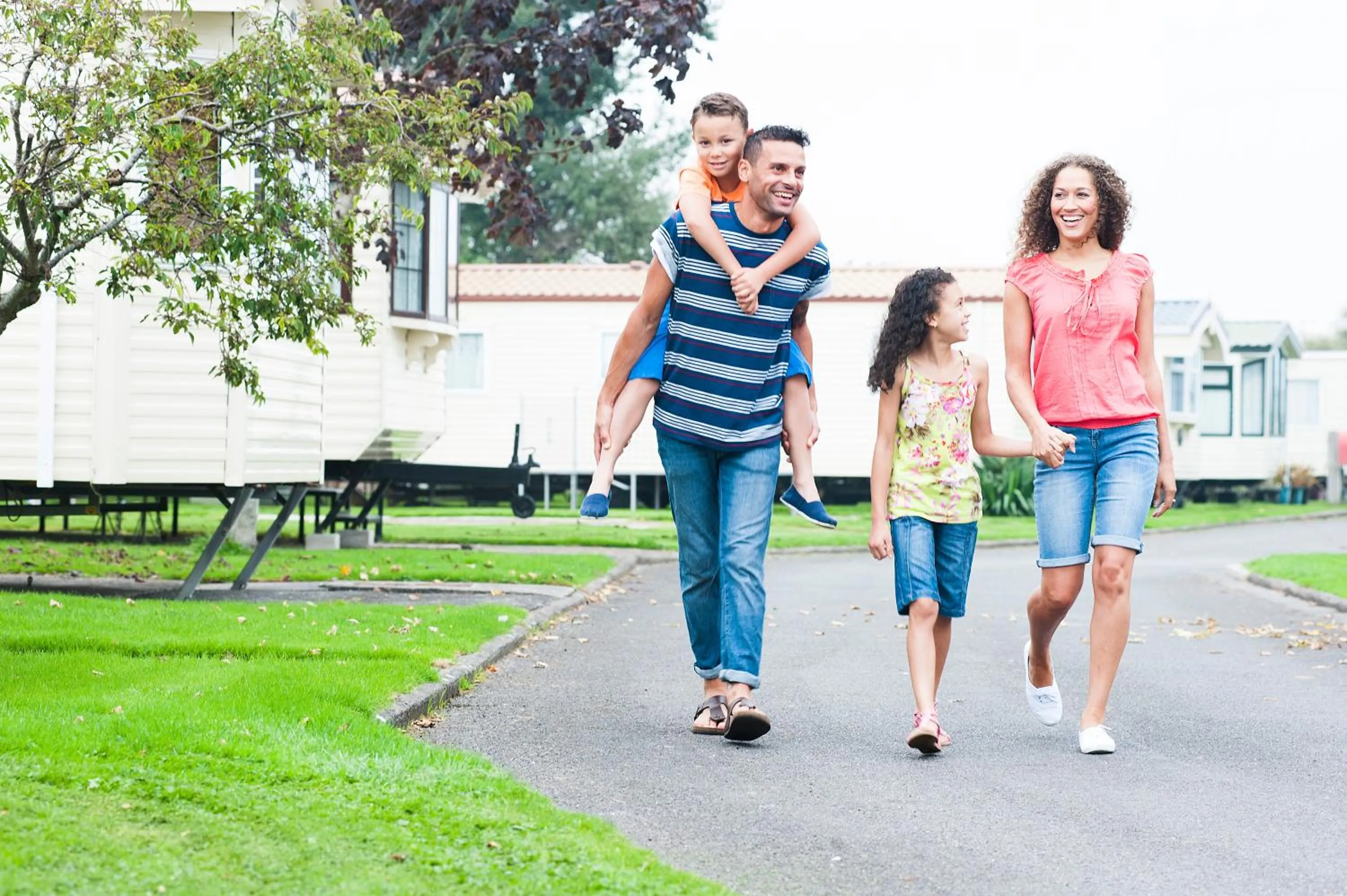 On site in Sandy Glade Holiday Park