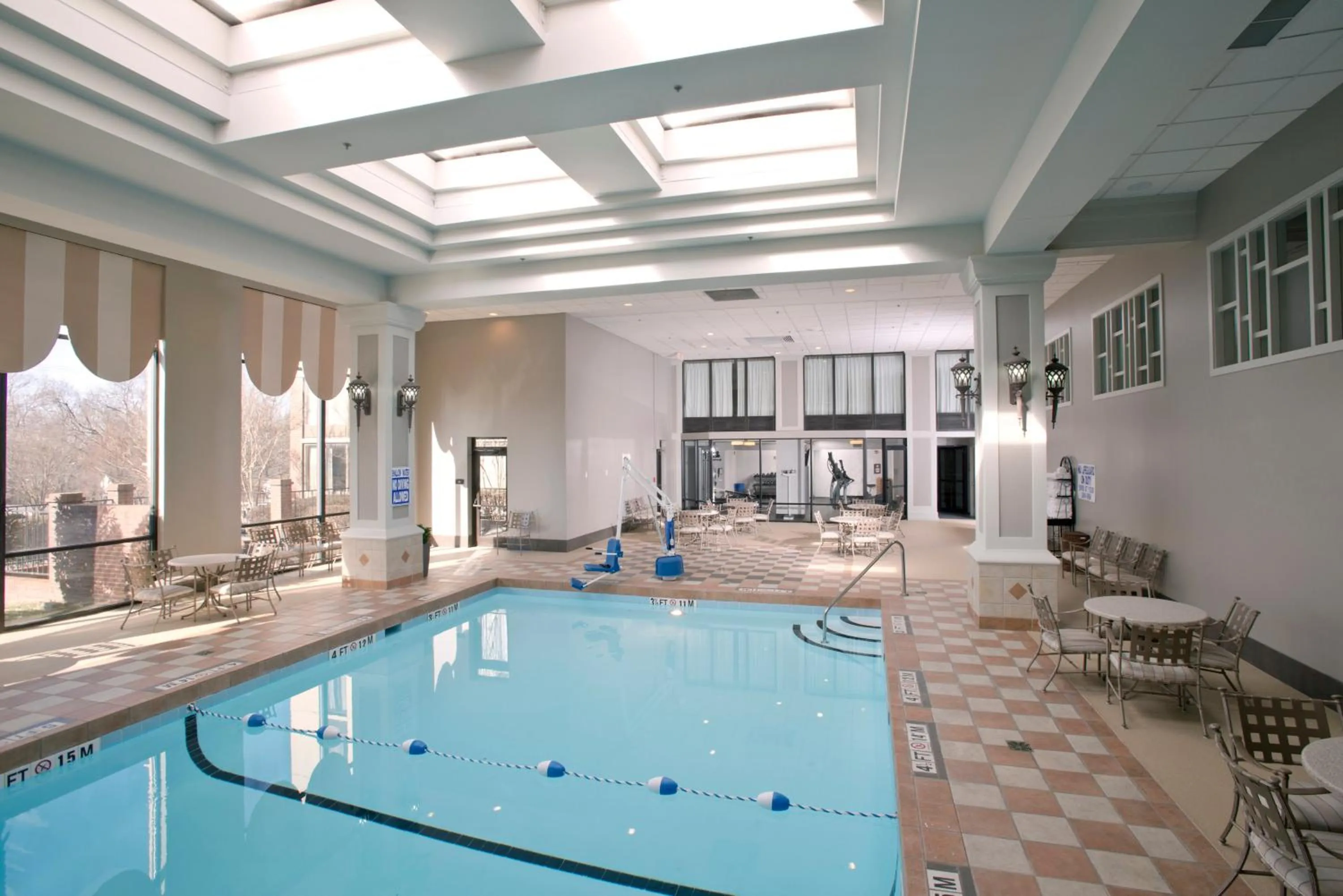 Swimming pool in Crowne Plaza Greenville by IHG