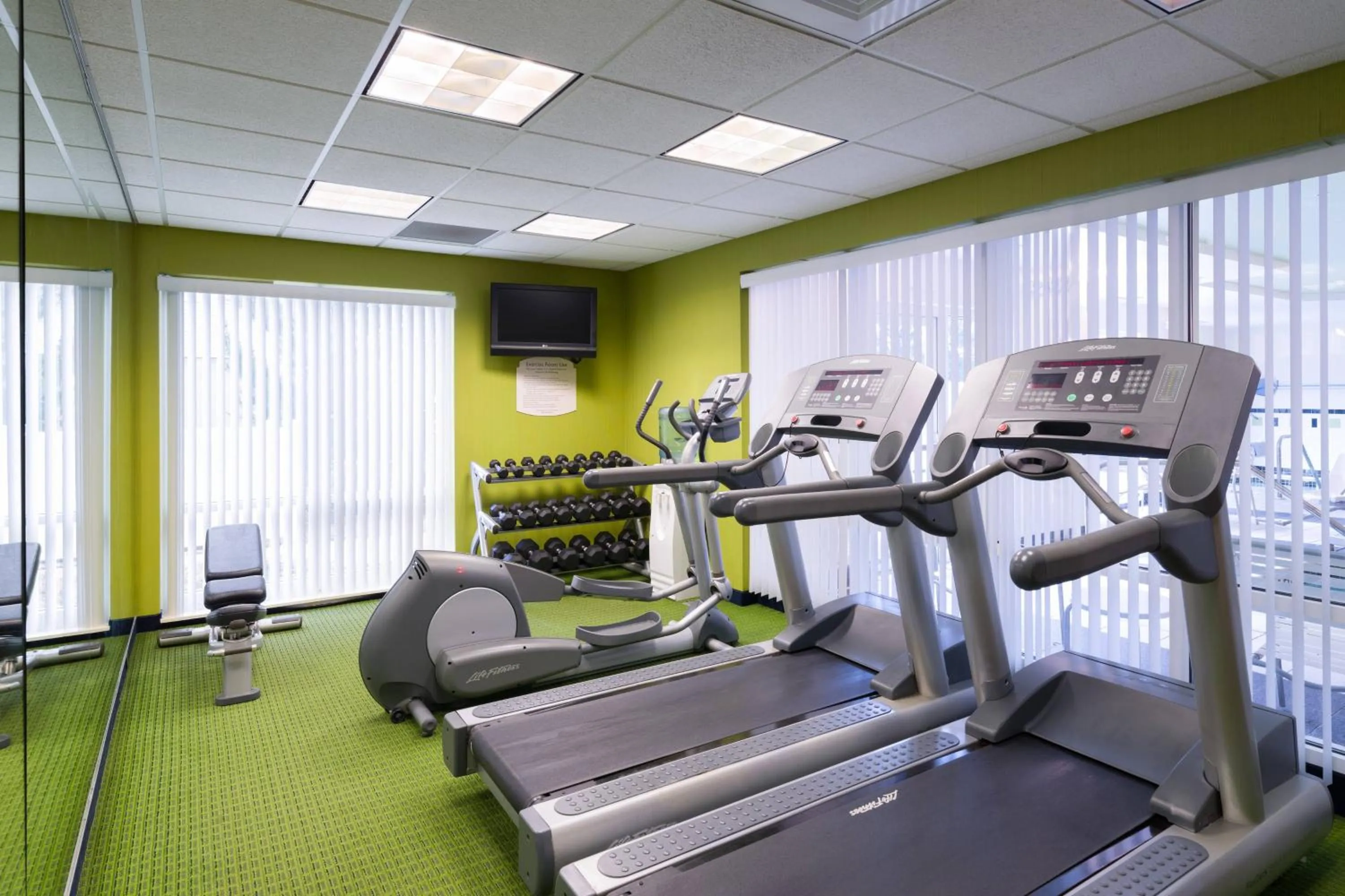Fitness centre/facilities in Fairfield Inn & Suites Lock Haven