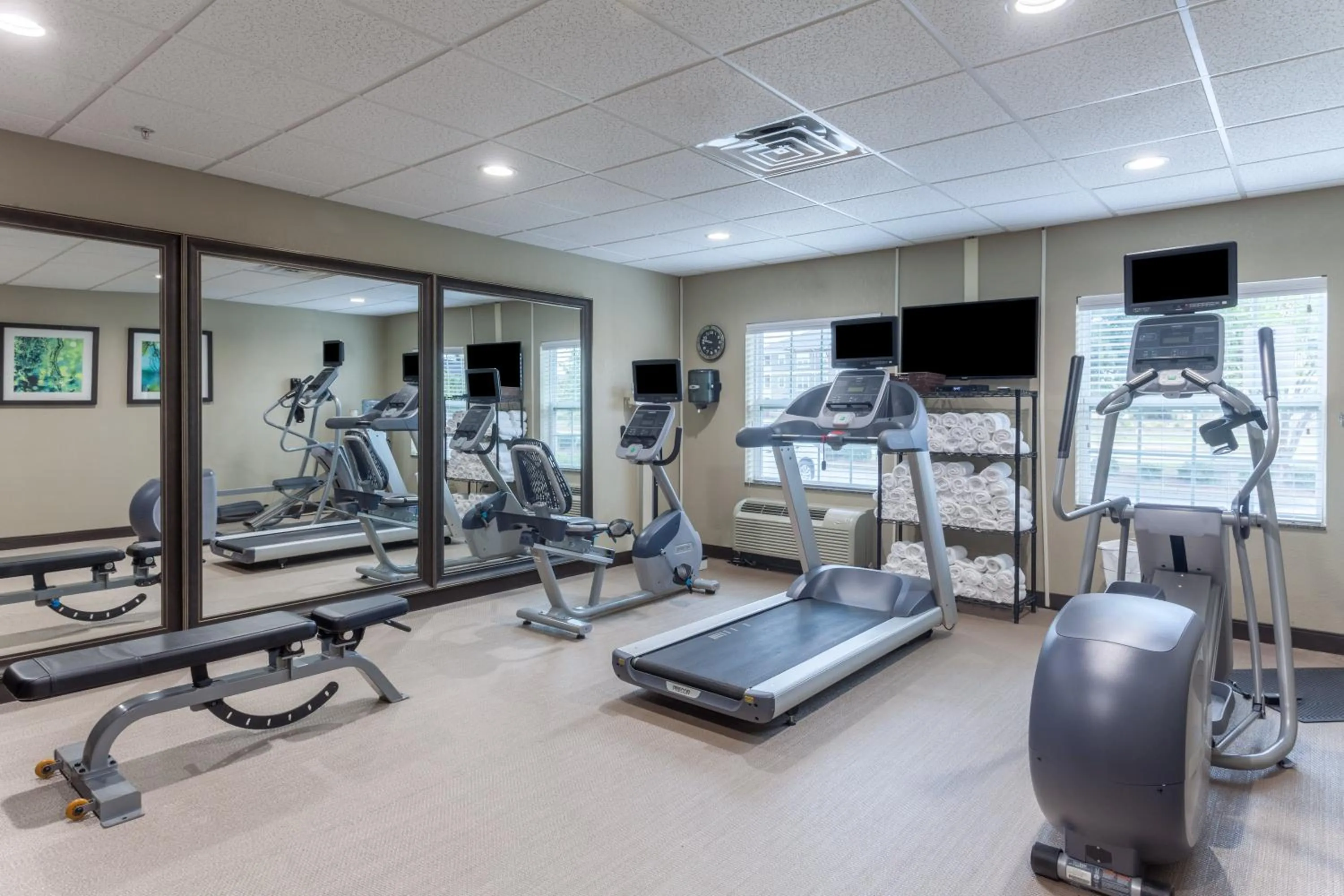 Fitness centre/facilities in Staybridge Suites Greenville I-85 Woodruff Road by IHG