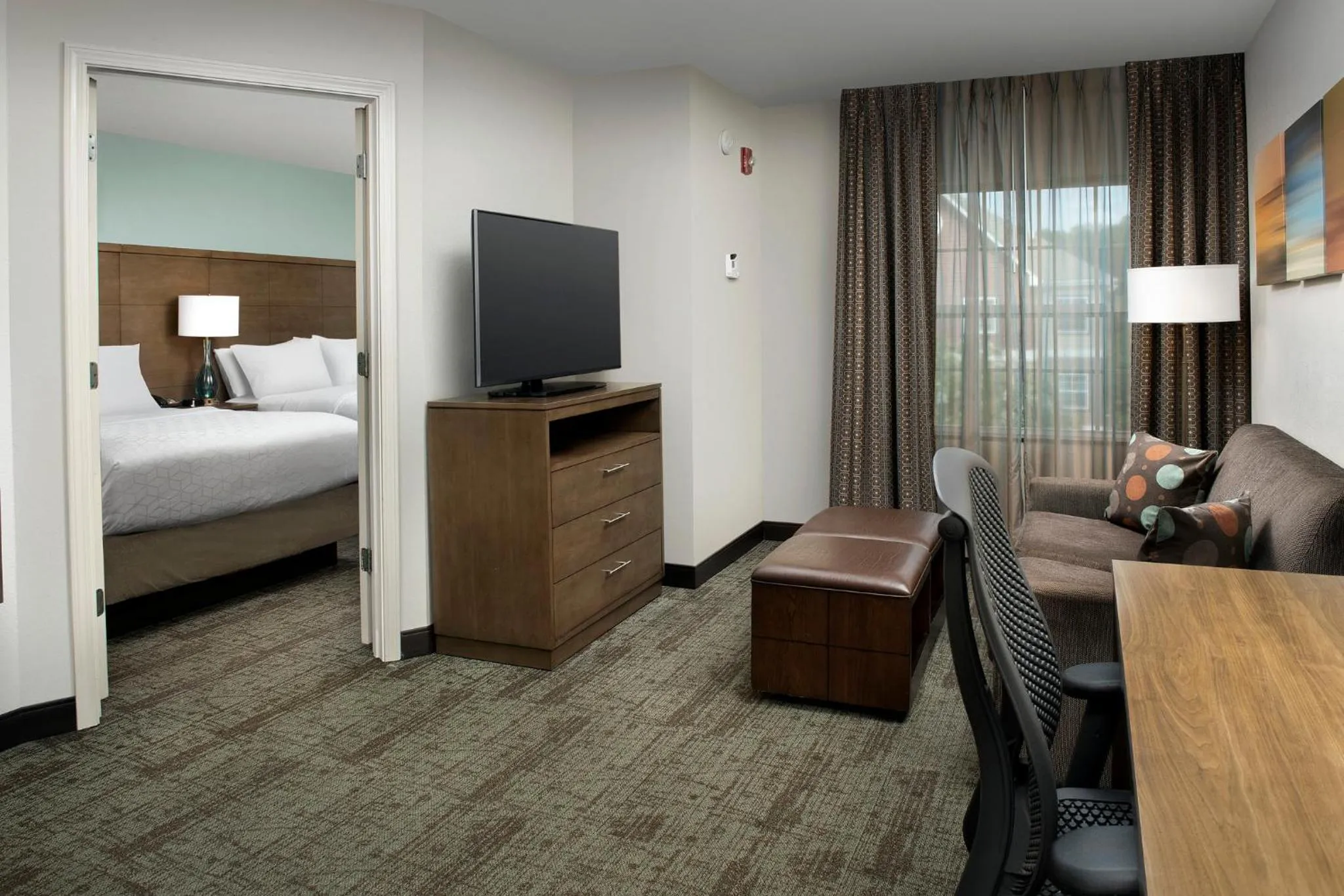 Photo of the whole room, Bed in Staybridge Suites Greenville I-85 Woodruff Road by IHG