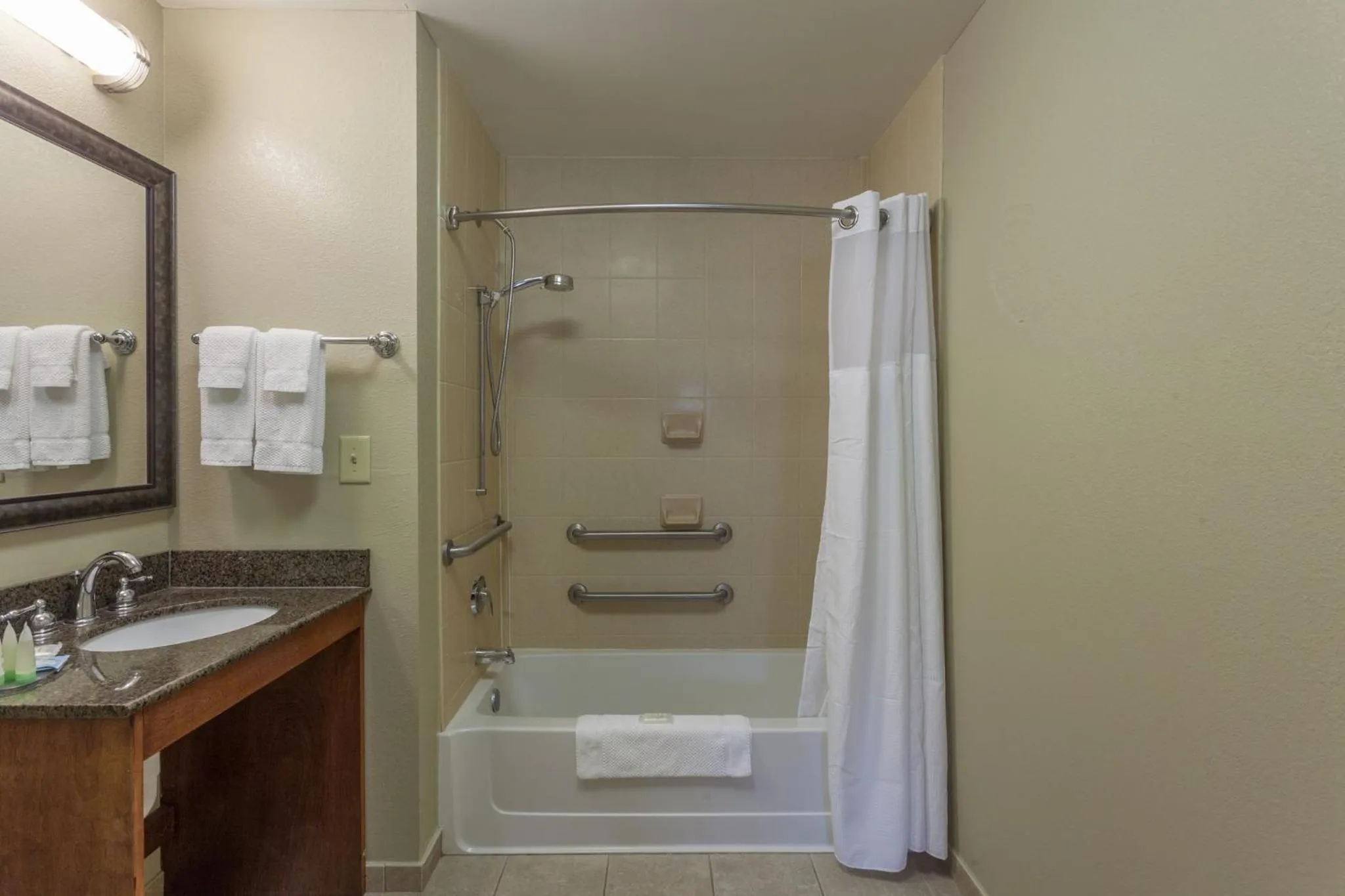 Bathroom in Staybridge Suites Greenville I-85 Woodruff Road by IHG