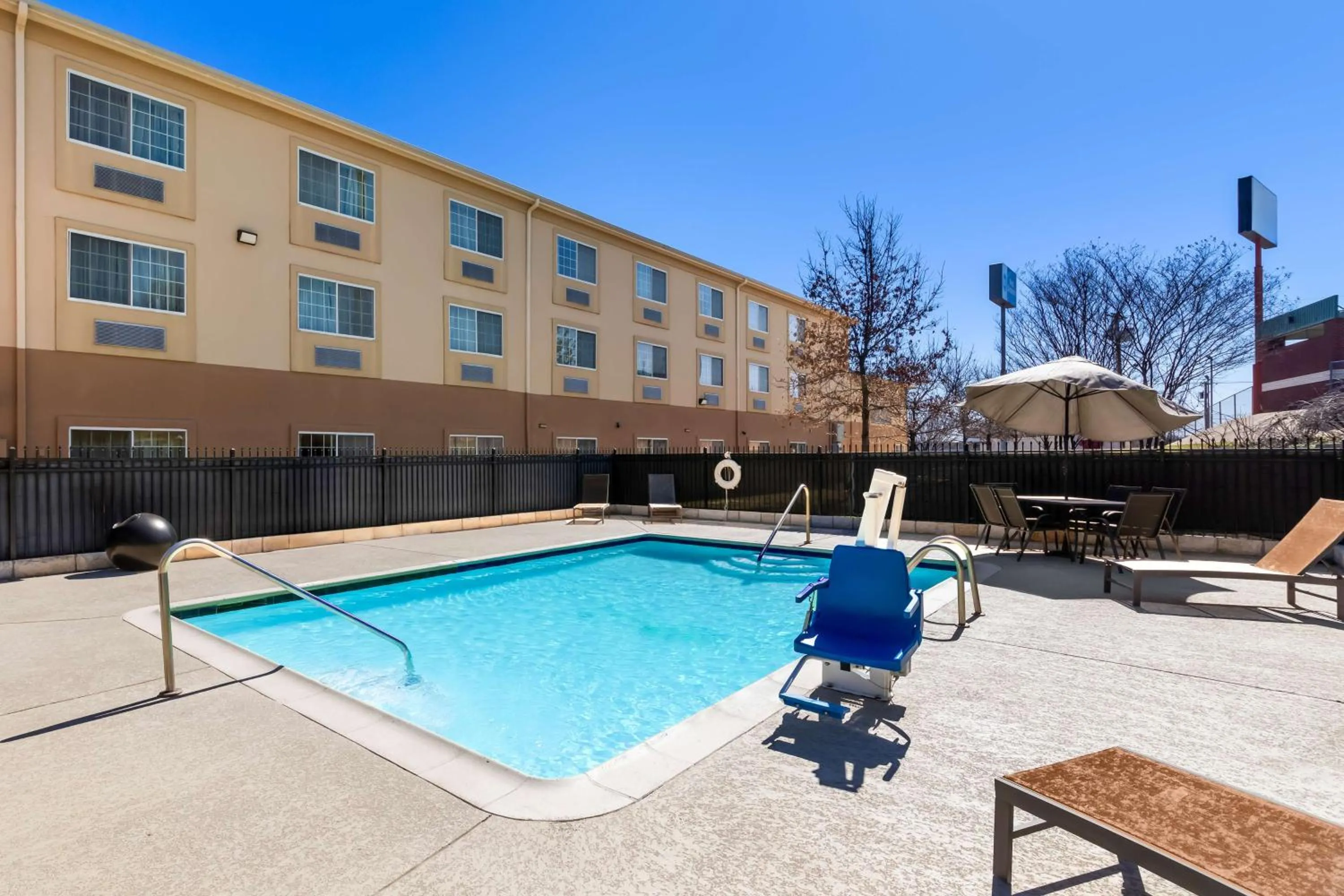 Pool view in Best Western Harker Heights