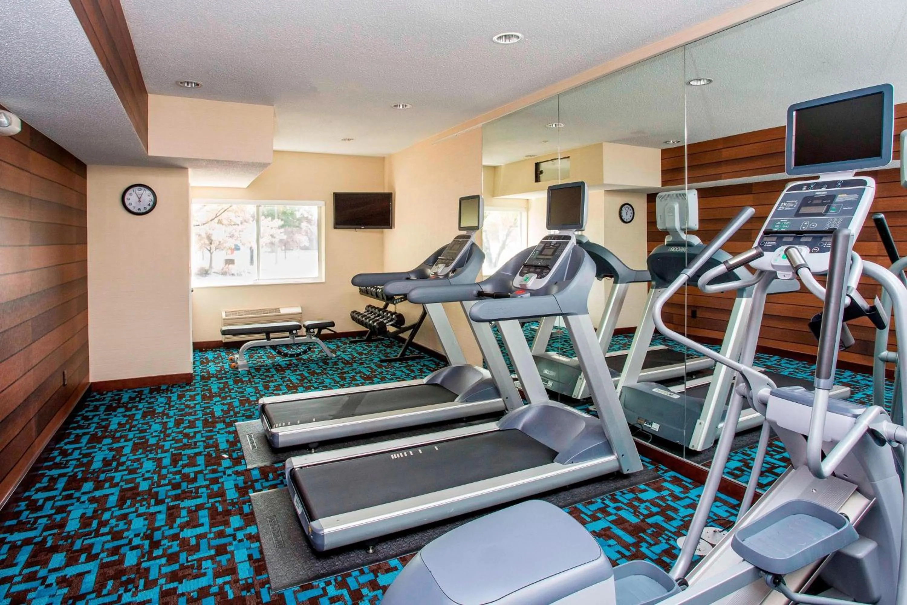 Fitness centre/facilities in Fairfield Inn & Suites by Marriott Dayton South