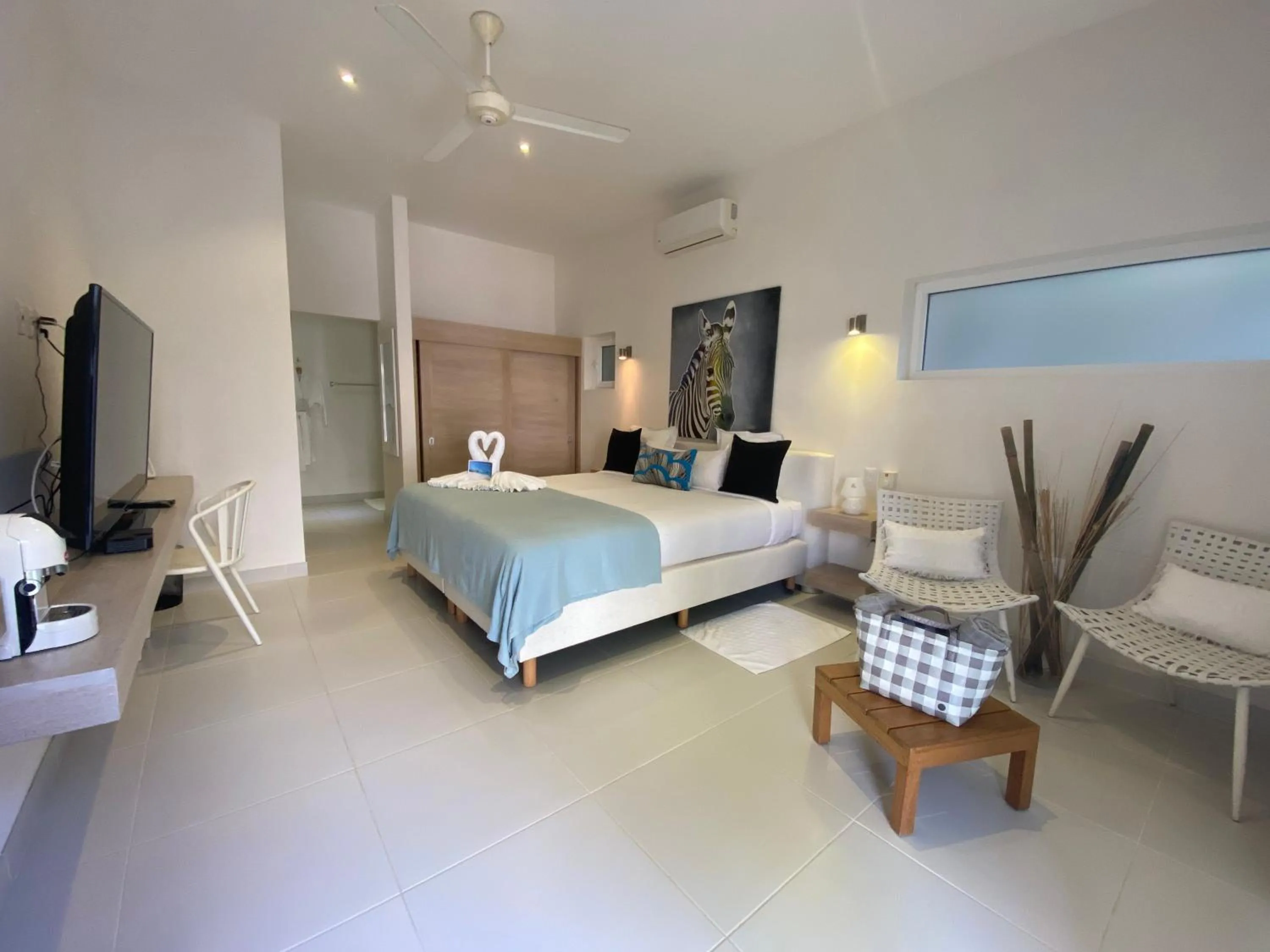 Bed in CASA-22 Luxury Boutique Hotel