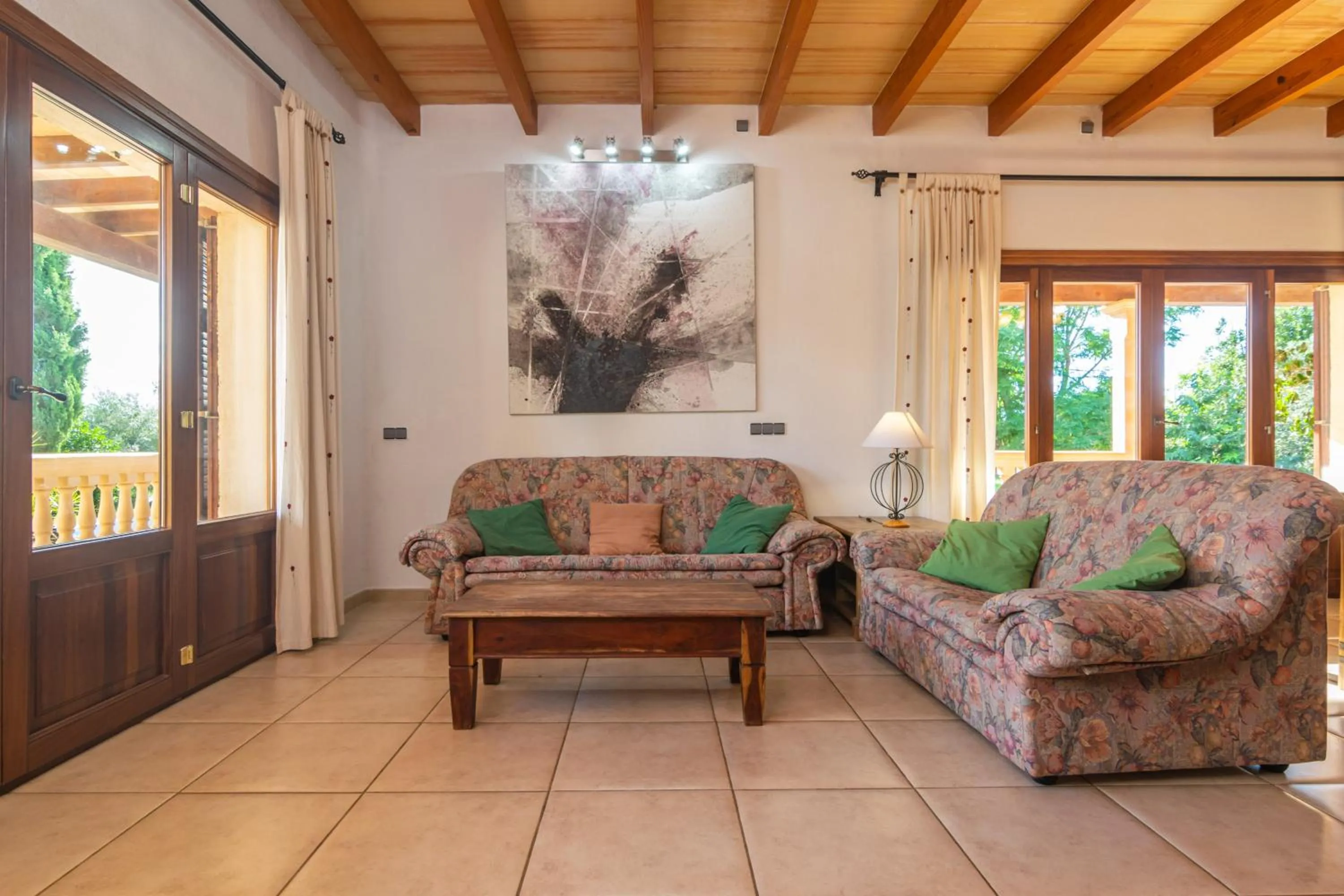 Living room in Ca'n Berguins