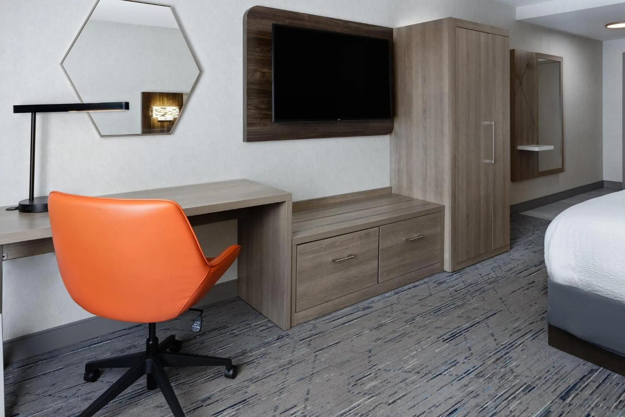 Photo of the whole room, Bed in Holiday Inn Express Hotel & Suites Brattleboro by IHG