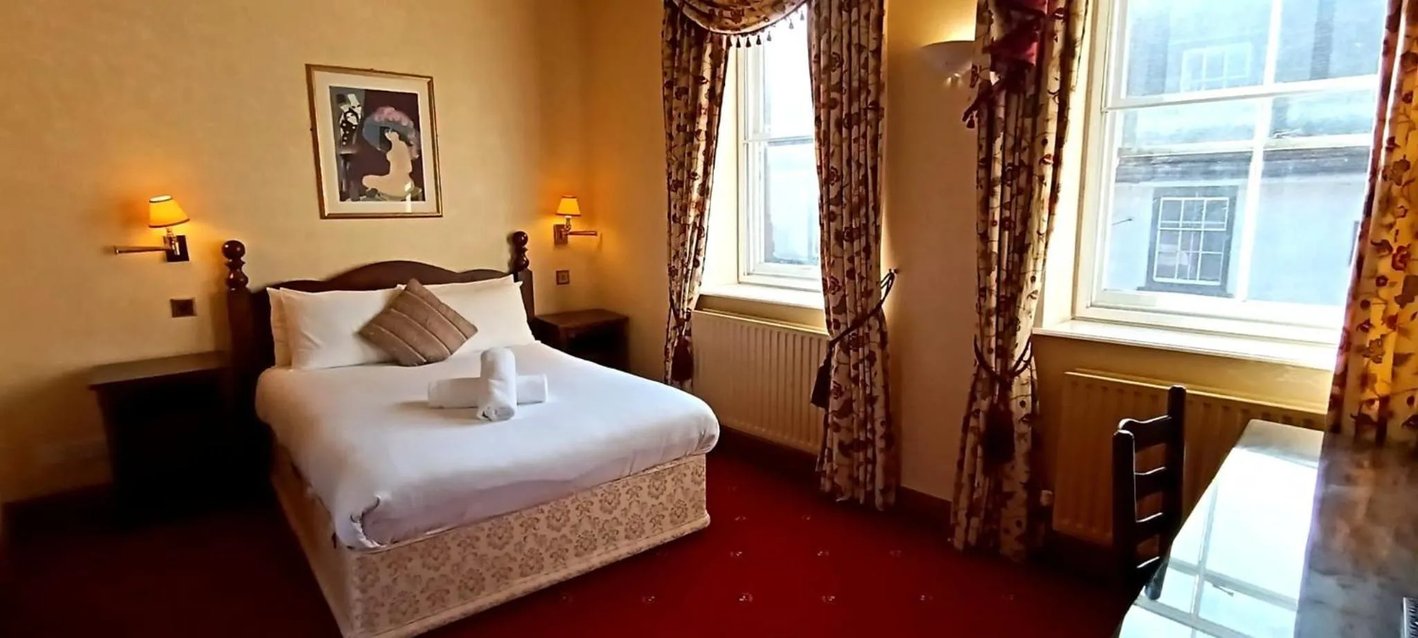 Bedroom, Bed in Villare Hitchin Town Centre