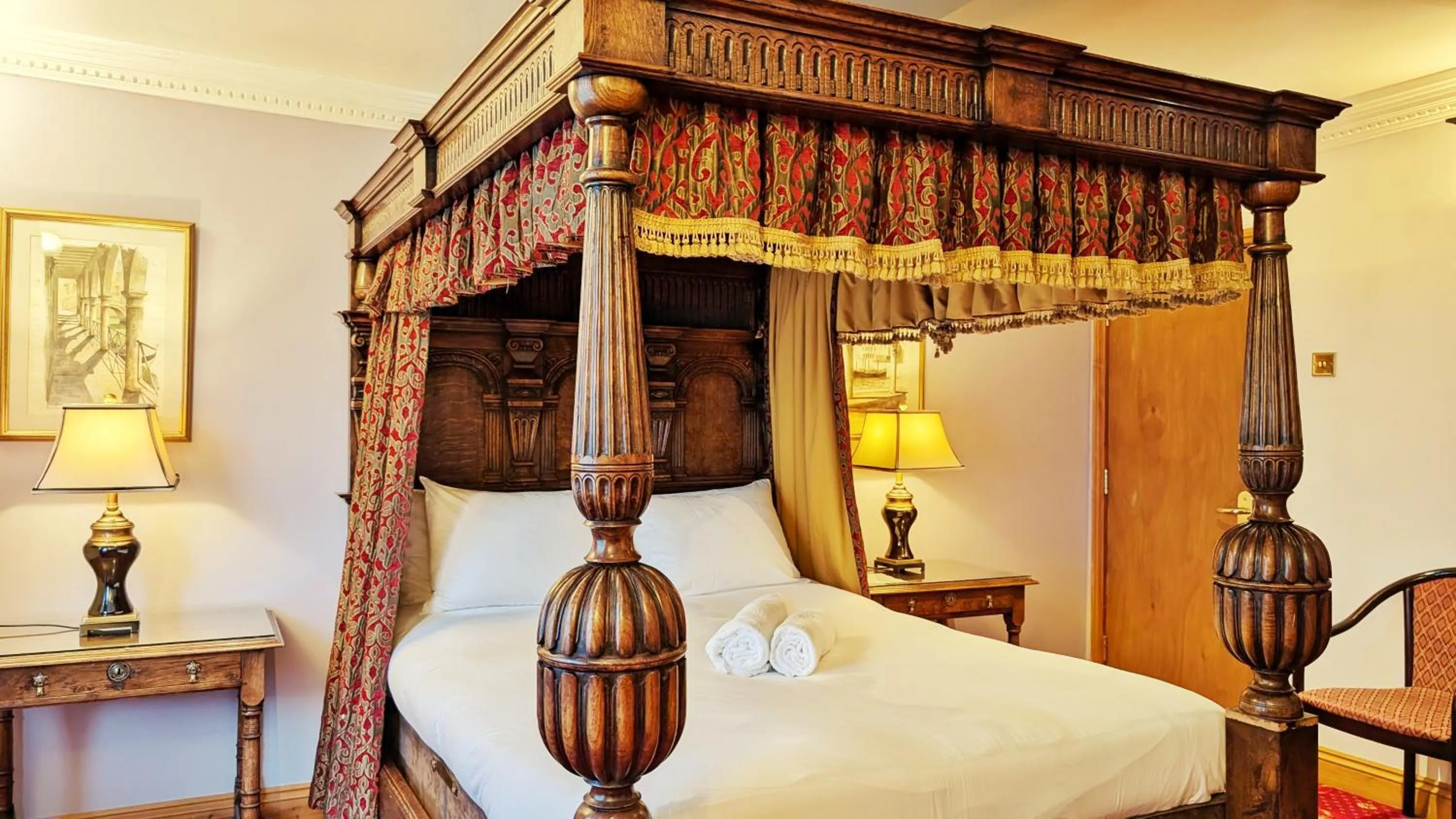 Bedroom, Bed in Villare Hitchin Town Centre