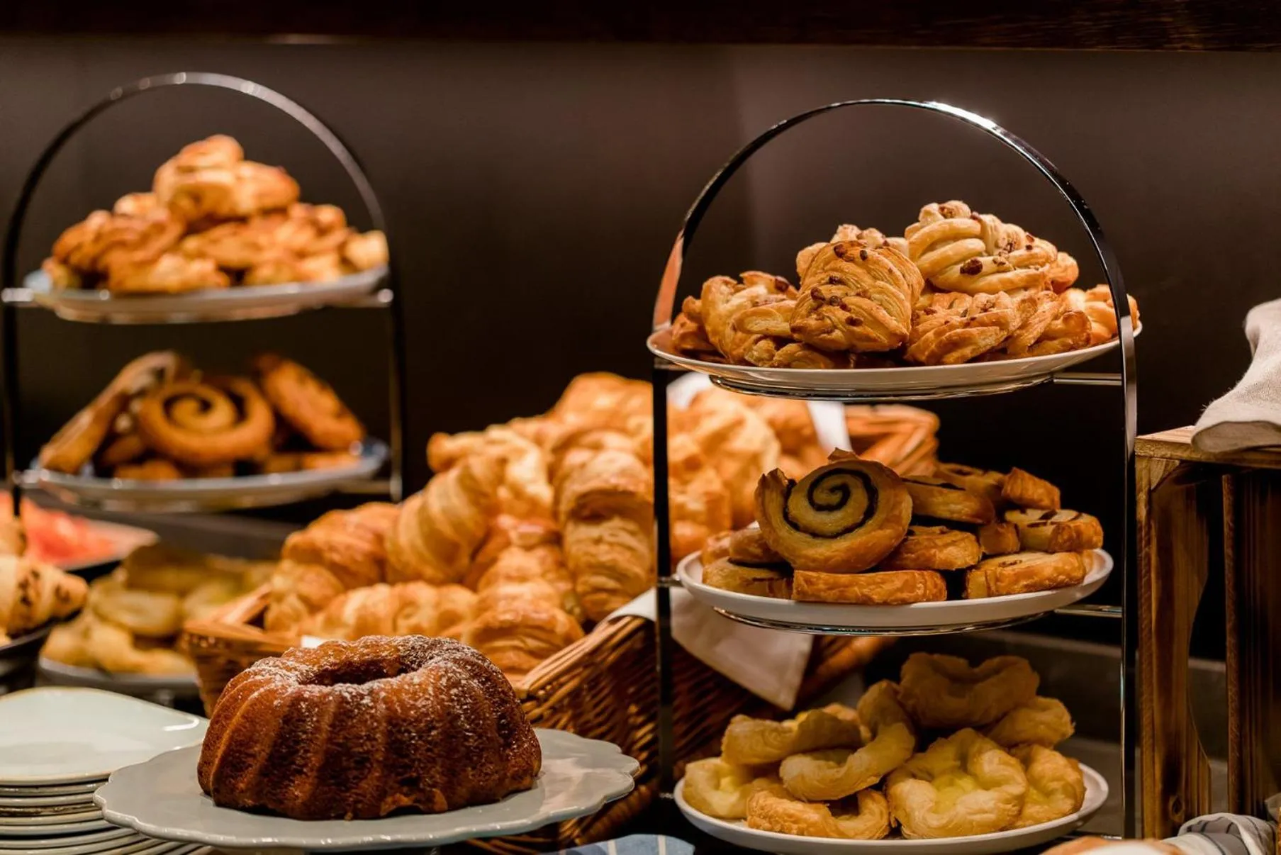 Buffet breakfast in Motel One Hamburg-Alster
