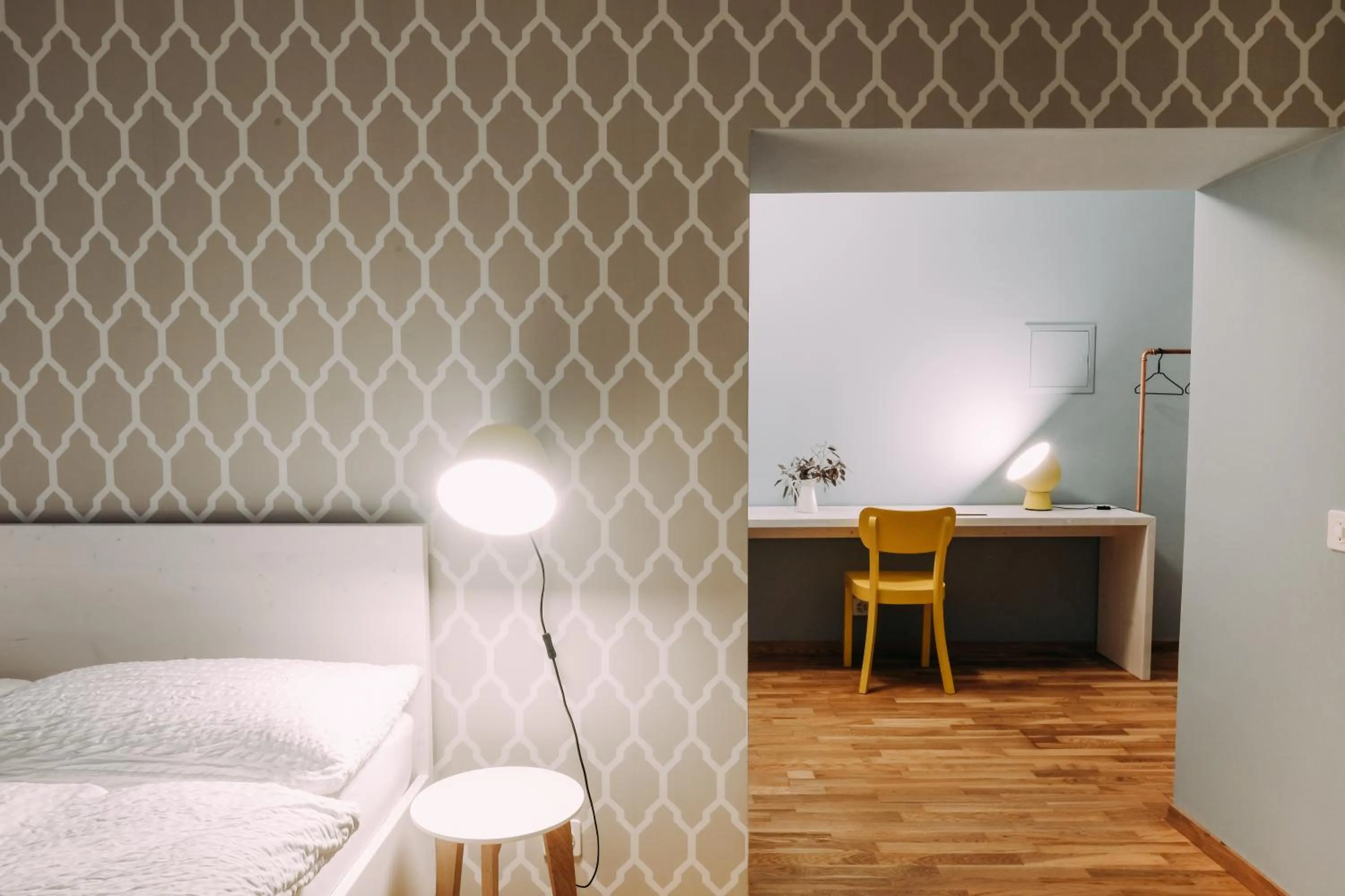 Bed in ADLER Boutique Hotel