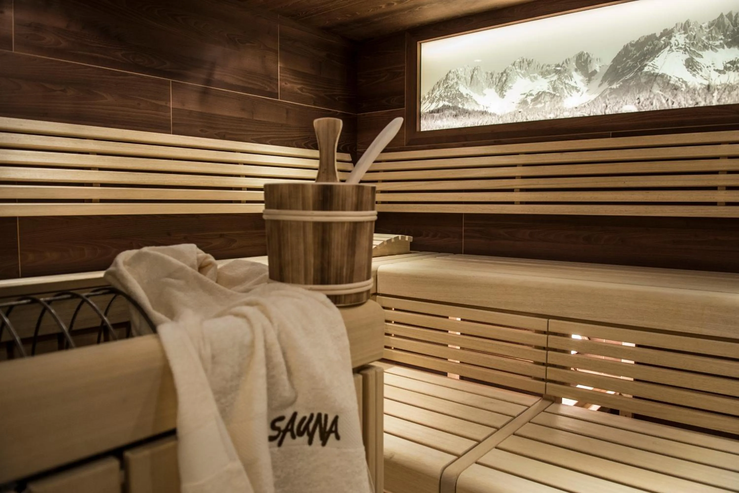 Sauna in Hotel Garni Entstrasser