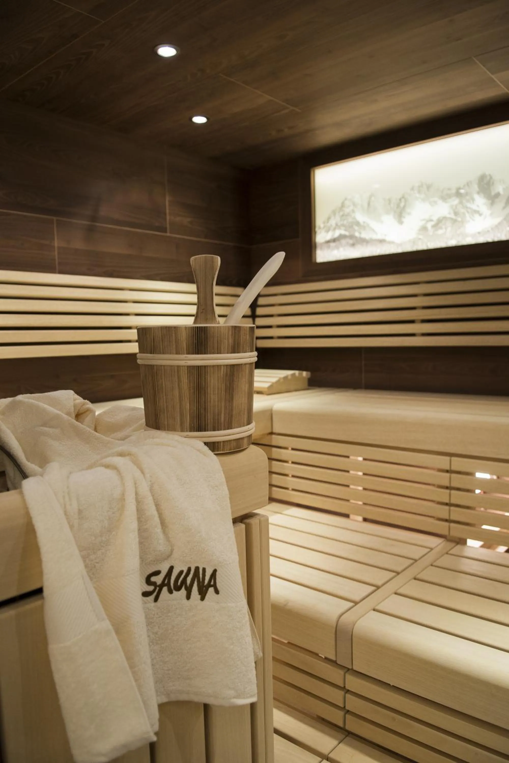 Sauna in Hotel Garni Entstrasser