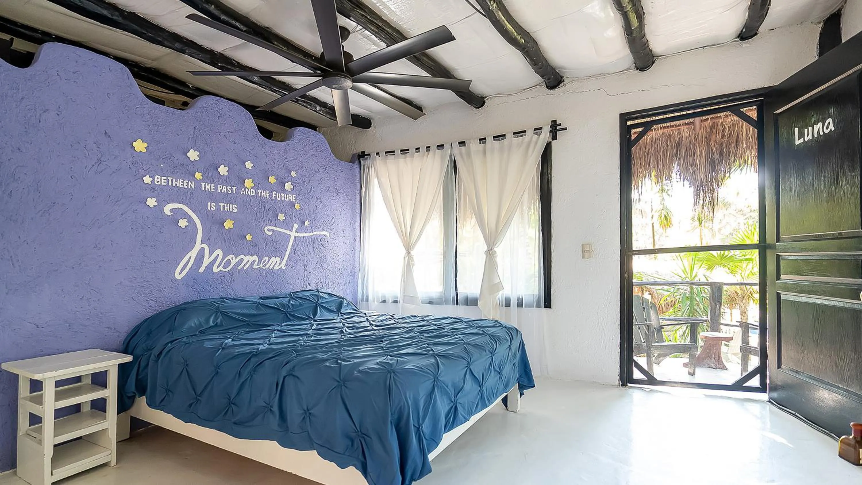 View (from property/room), Bed in Chancabañita Tulum