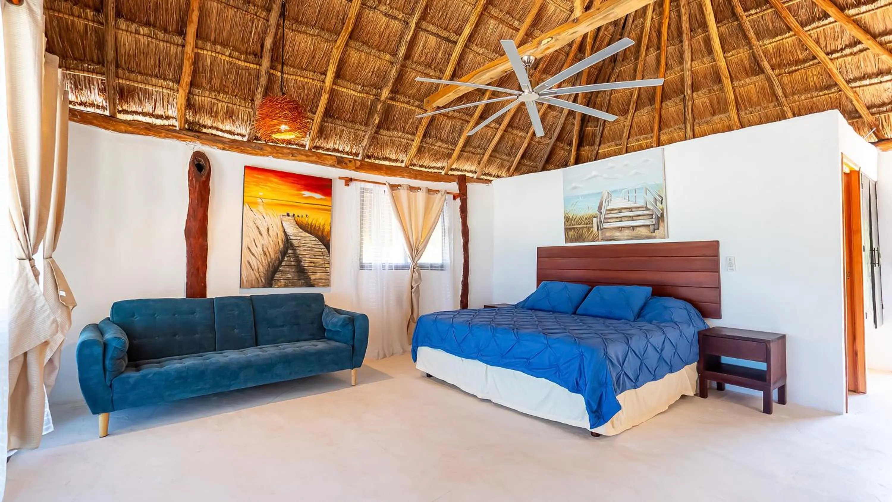 Bedroom, Bed in Chancabañita Tulum