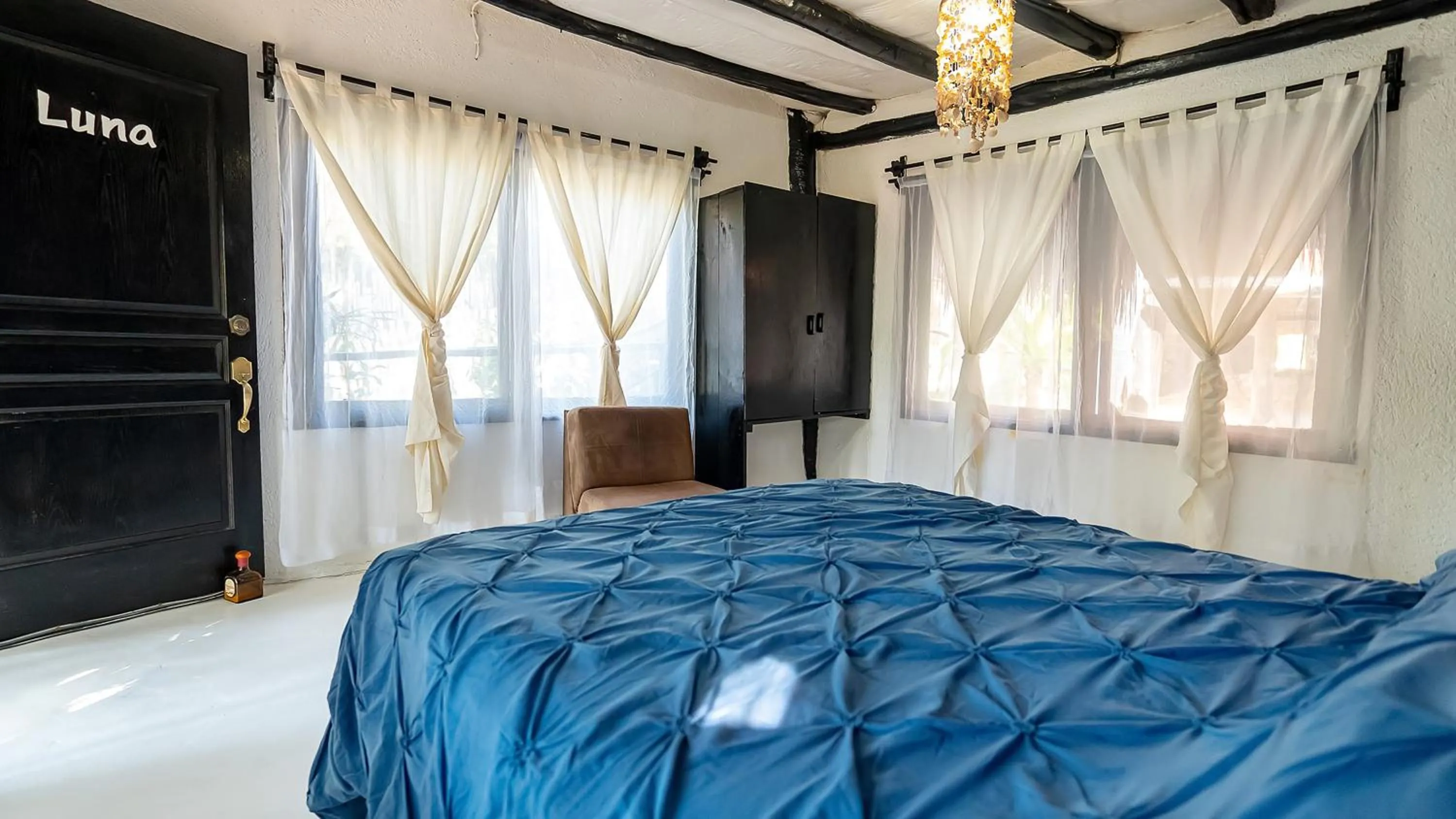 Bed in Chancabañita Tulum