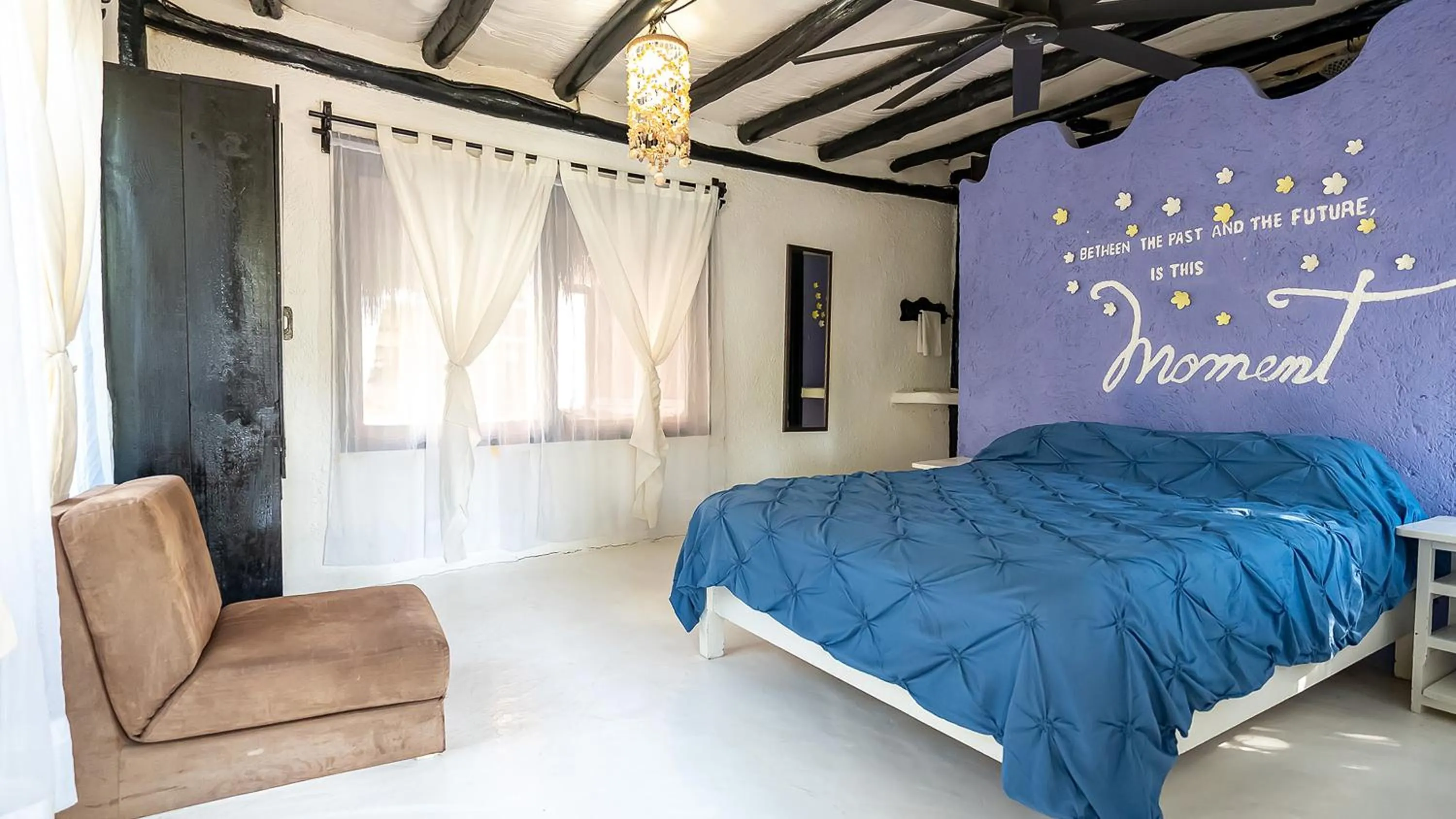 Bedroom, Bed in Chancabañita Tulum