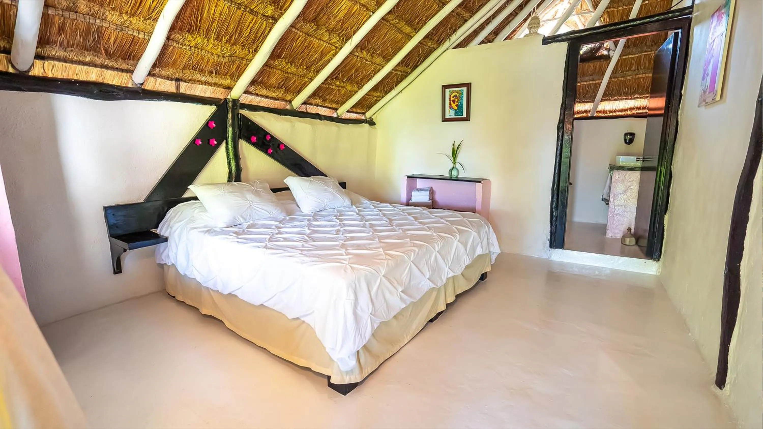 Bedroom, Bed in Chancabañita Tulum