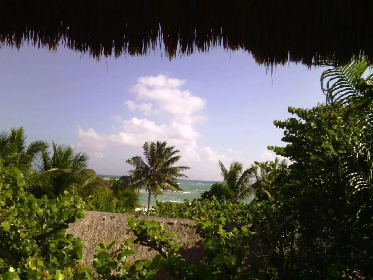 Sea view in Chancabañita Tulum