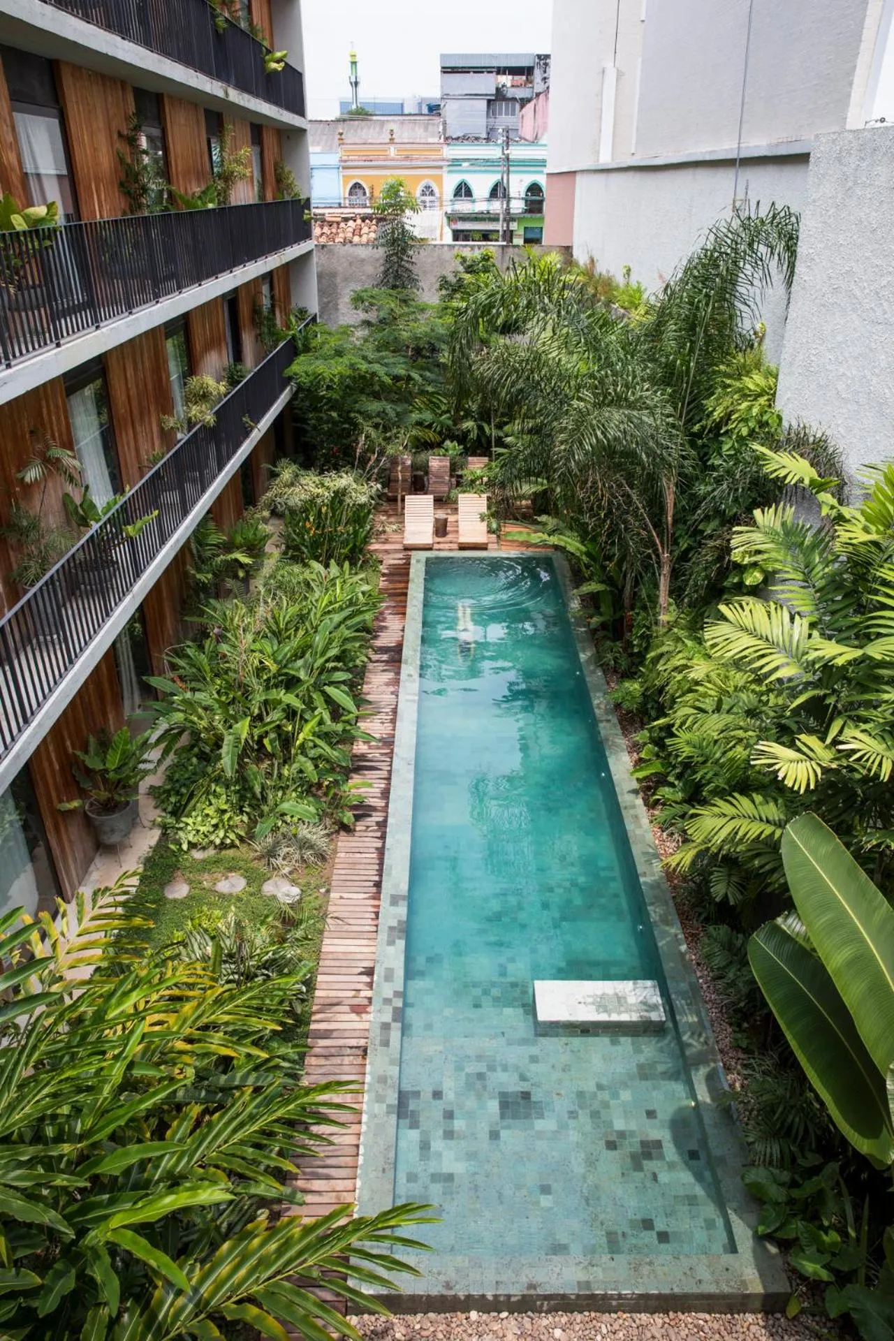 Garden view in Hotel Villa Amazônia