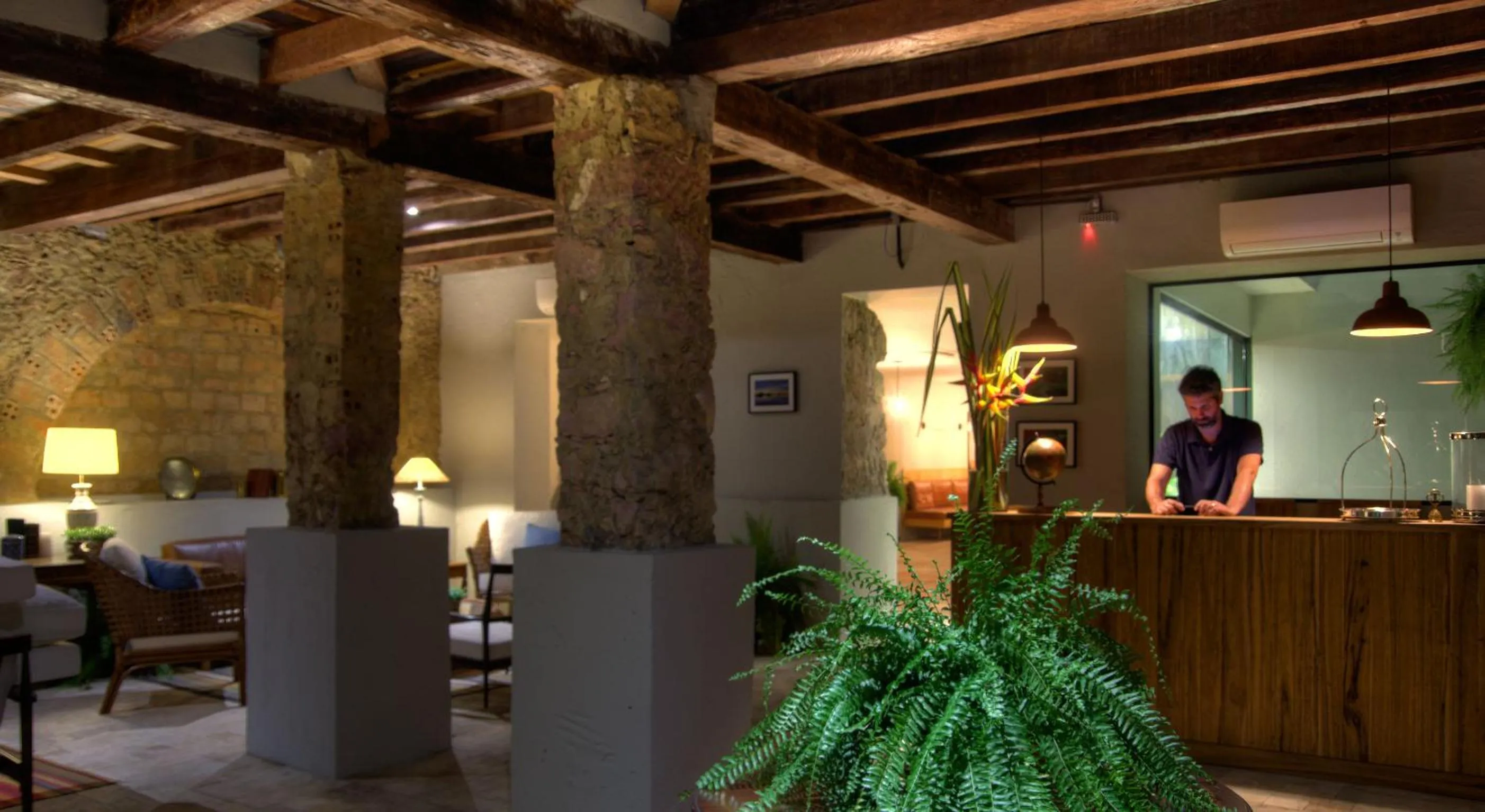 Lobby or reception in Hotel Villa Amazônia