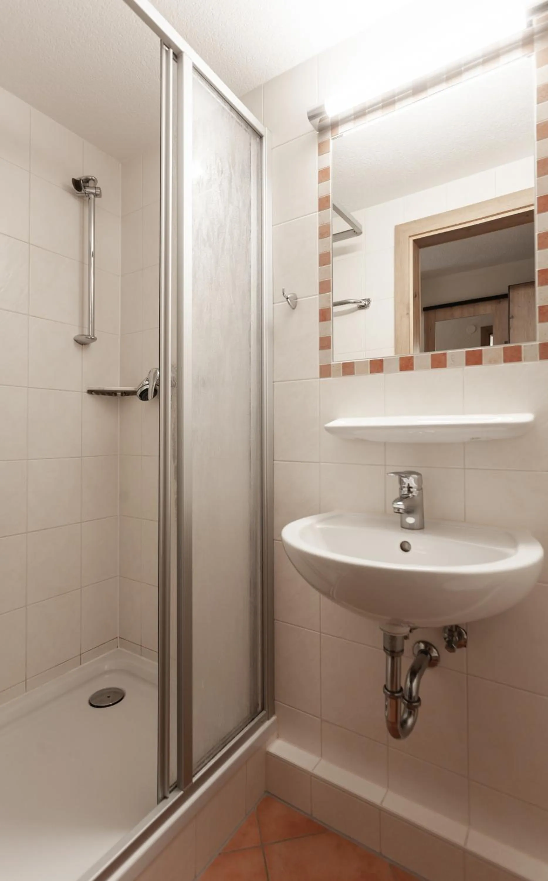 Bathroom in first mountain Hotel Ötztal