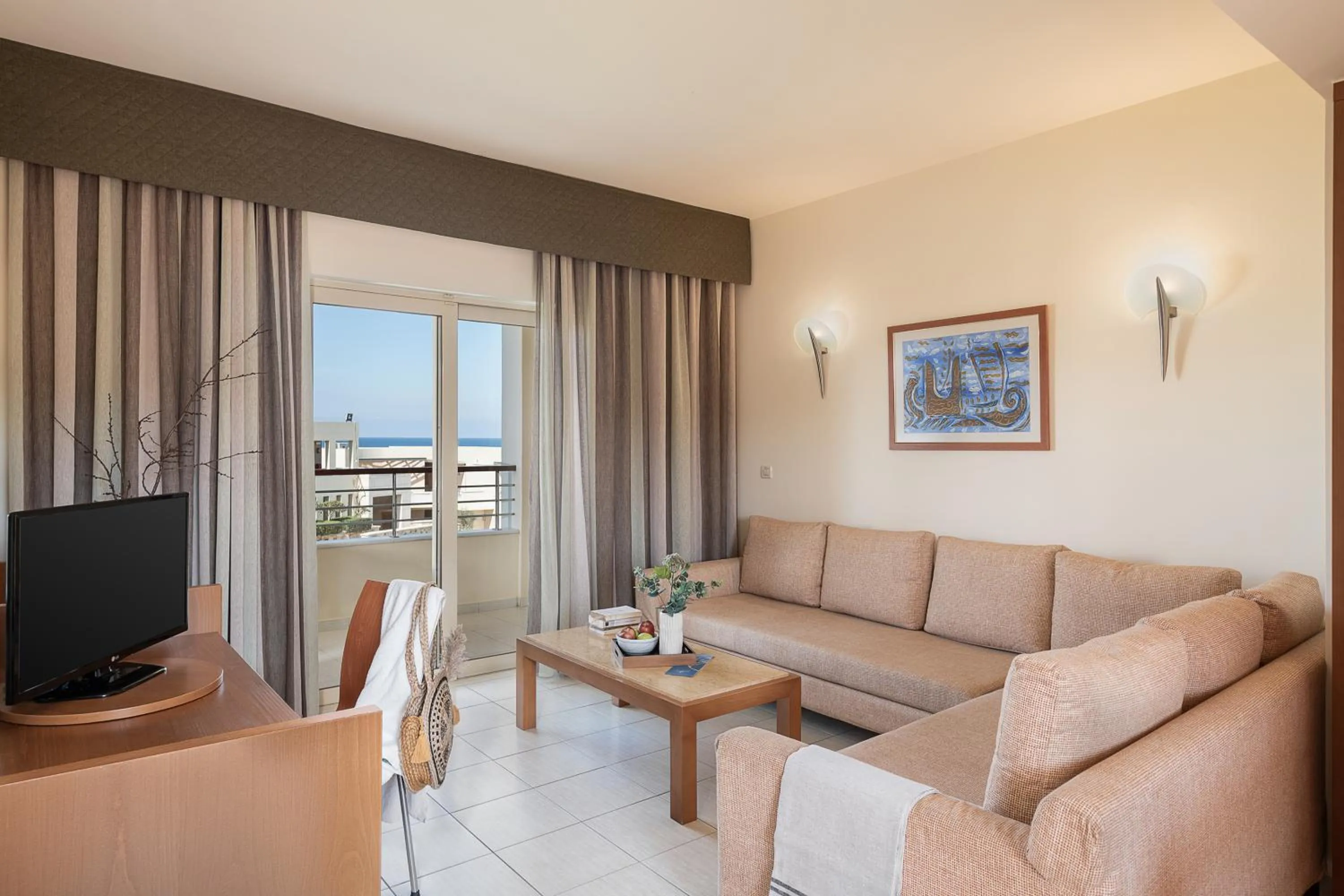 Living room in Cretan Dream Resort & Spa