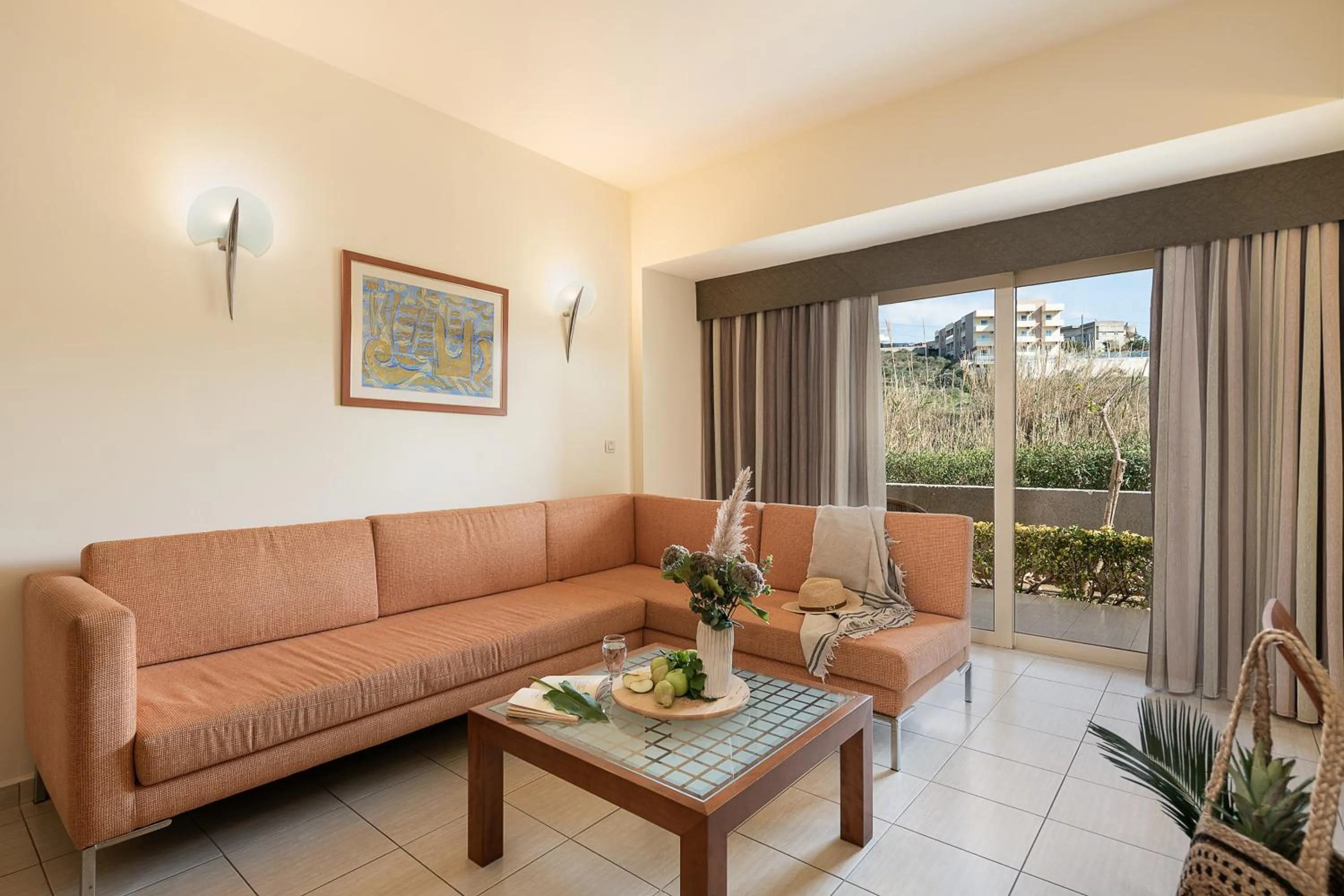 Living room in Cretan Dream Resort & Spa