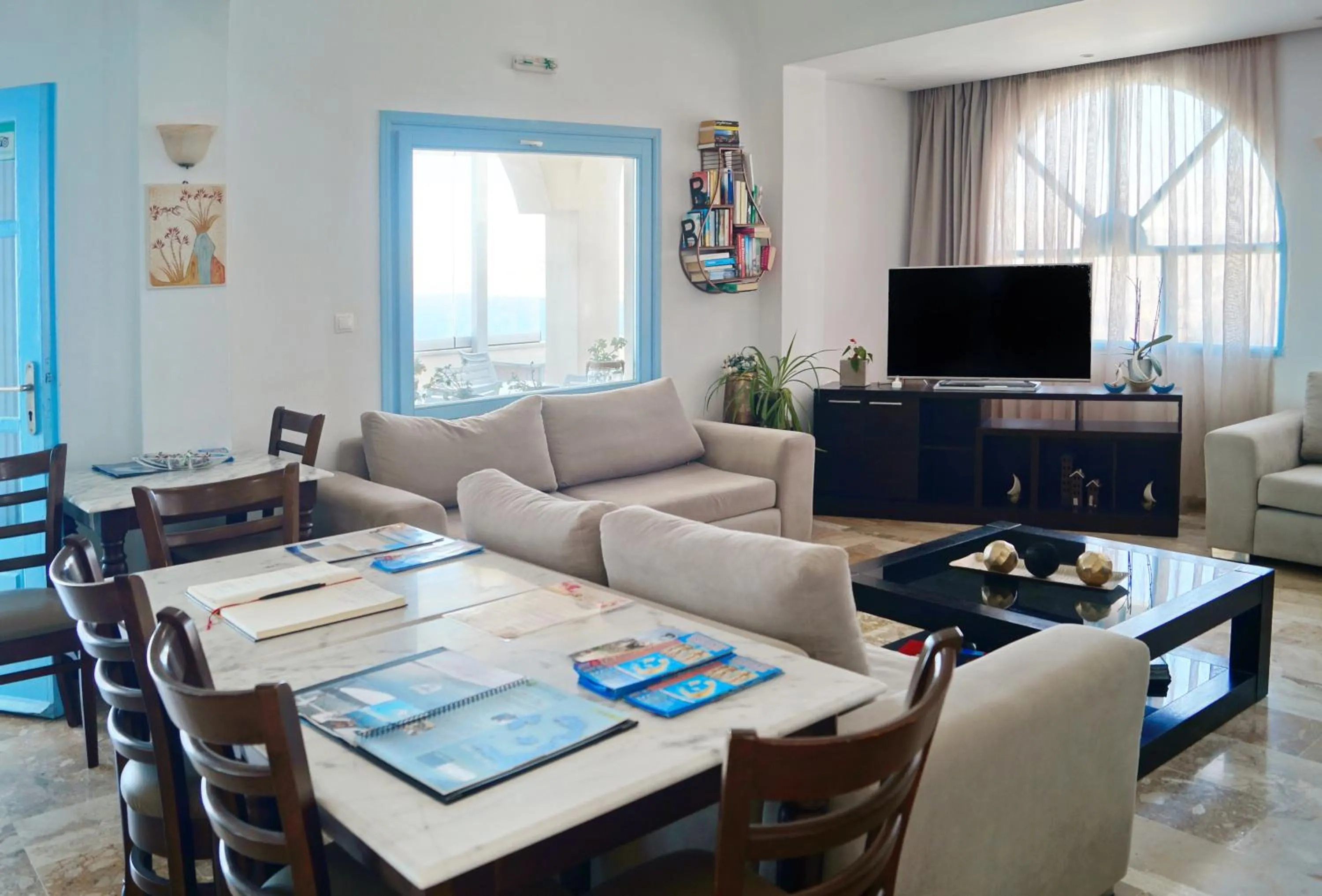 Communal lounge/ TV room in Kokkinos Villas