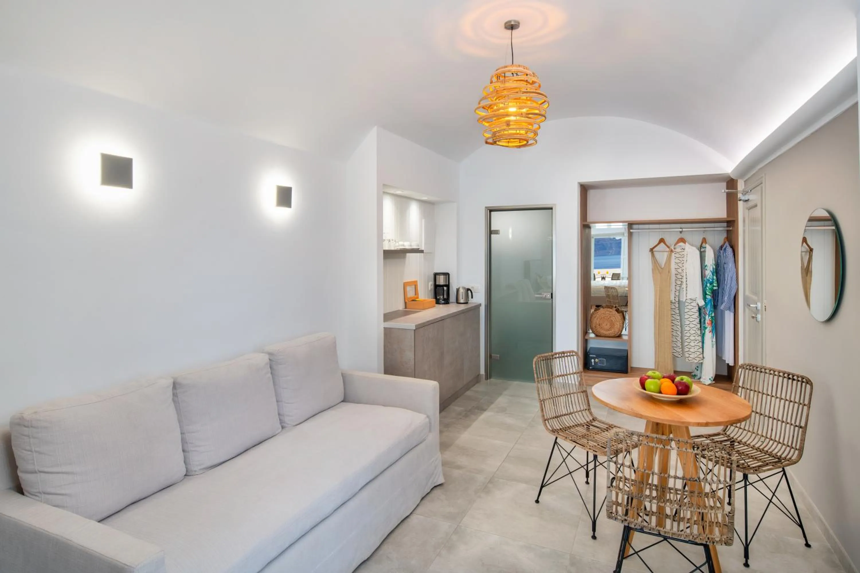 Living room in Kokkinos Villas