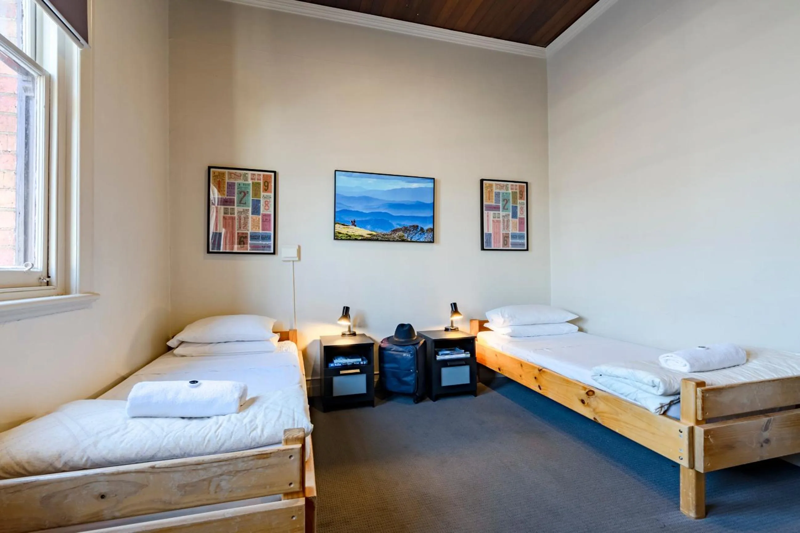 Bed in Delatite Hotel