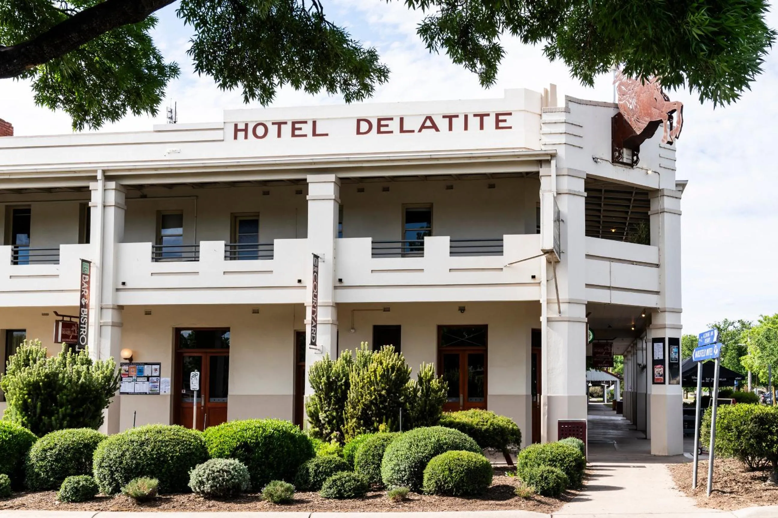 Property building in Delatite Hotel