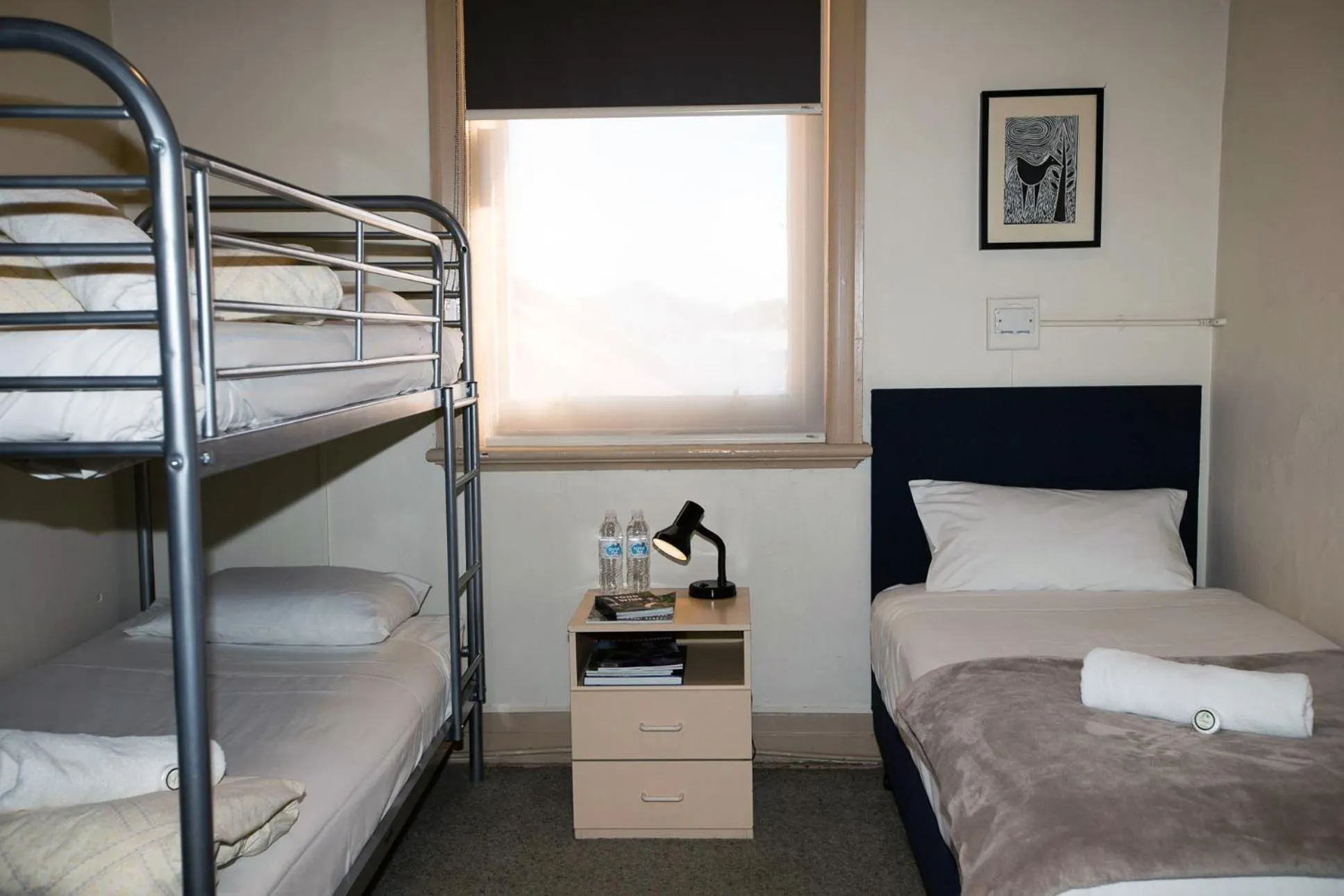 Bed in Delatite Hotel